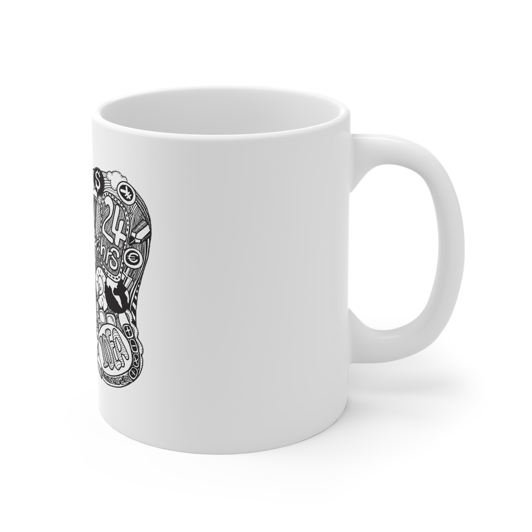 Money Success 11oz White Mug - Image 3