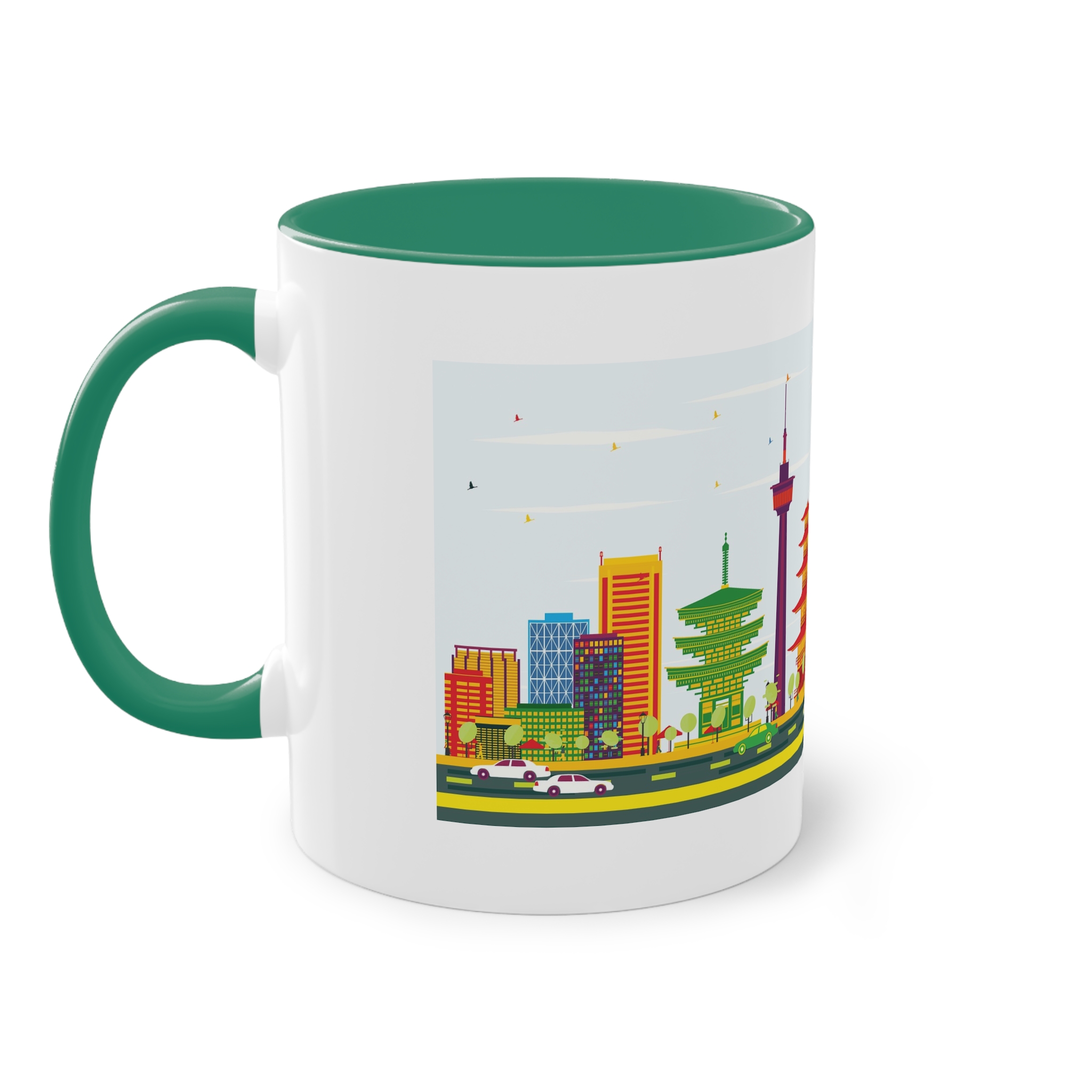 Kyoto Color Two Tone Coffee Mug 11oz - Image 31