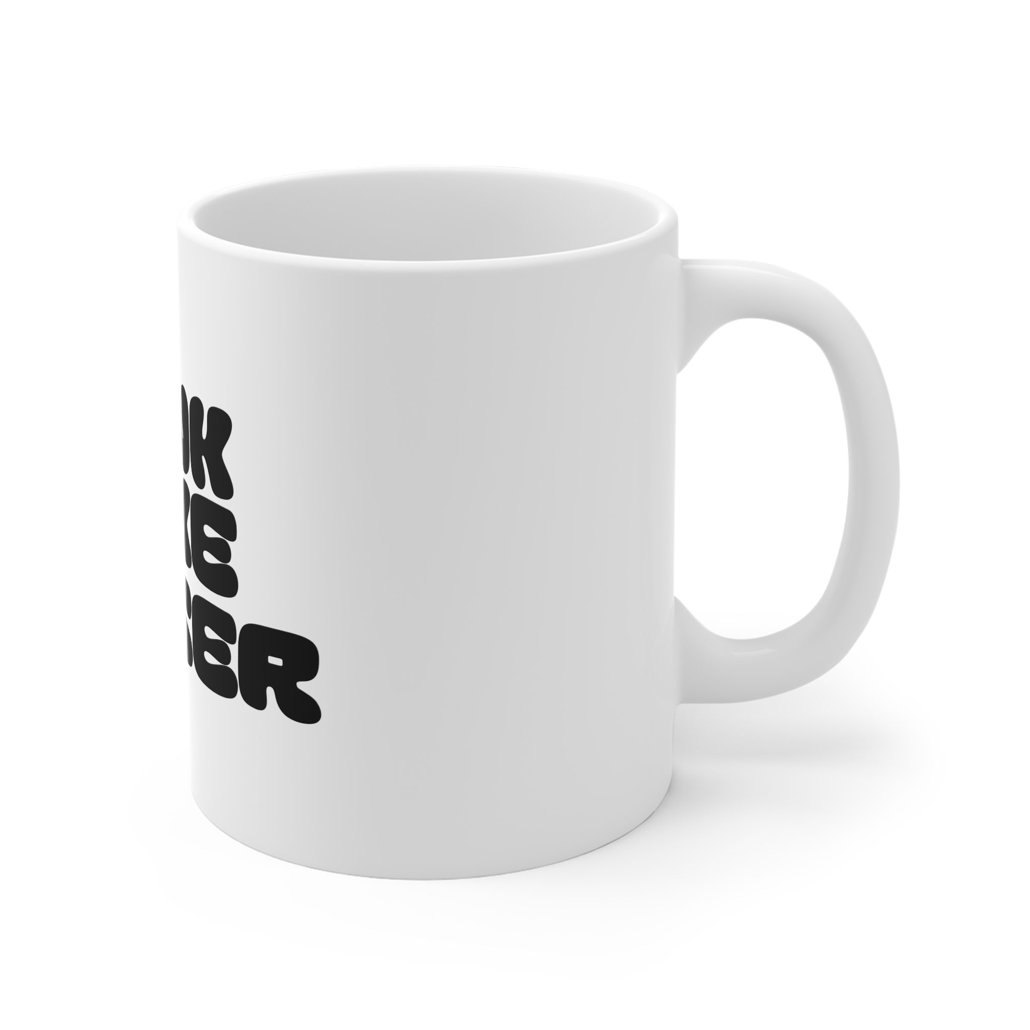 Motivational Ux Quote With Text Think Like User Clever Message Designers Developers 11oz White Mug - Image 3