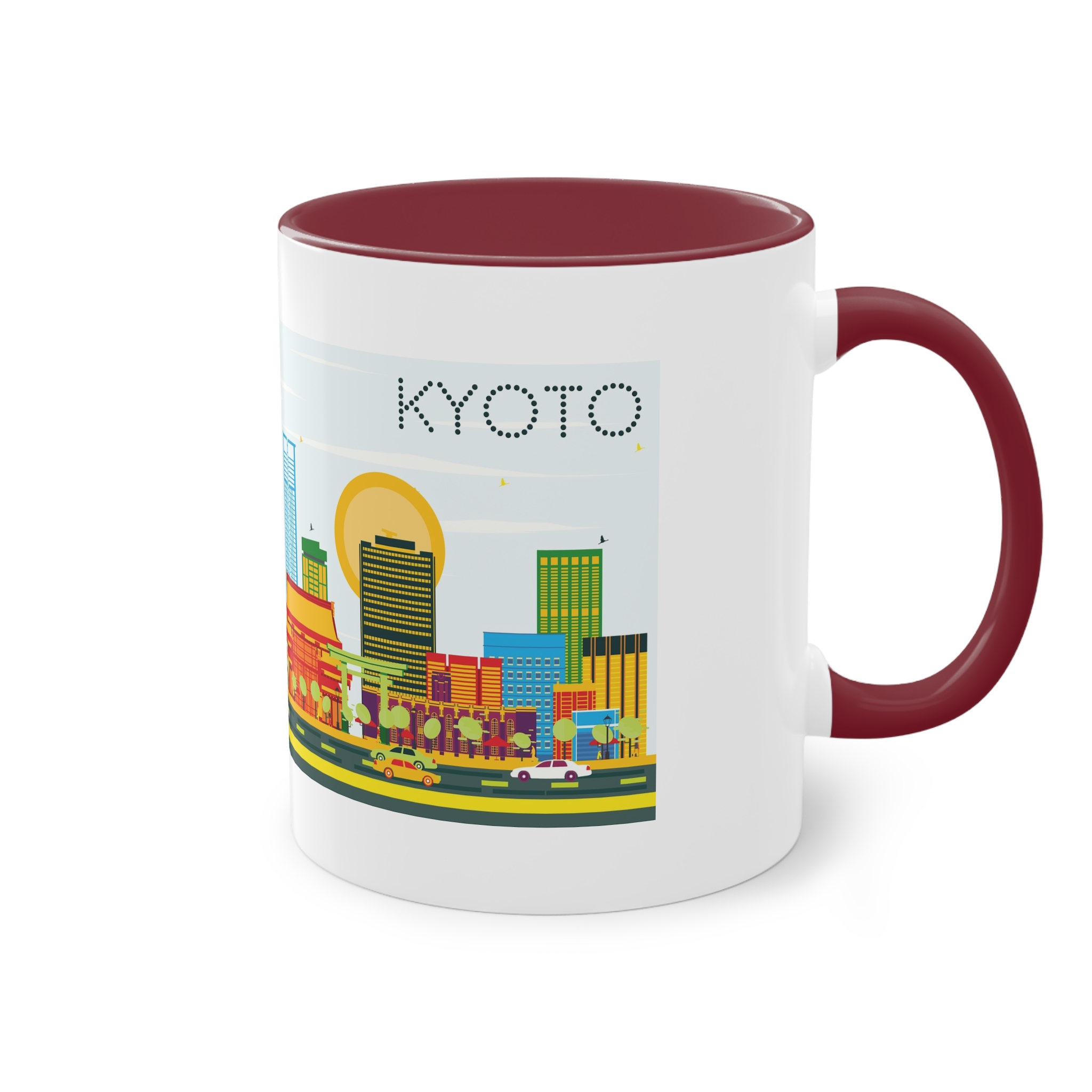 Kyoto Color Two Tone Coffee Mug 11oz - Image 8