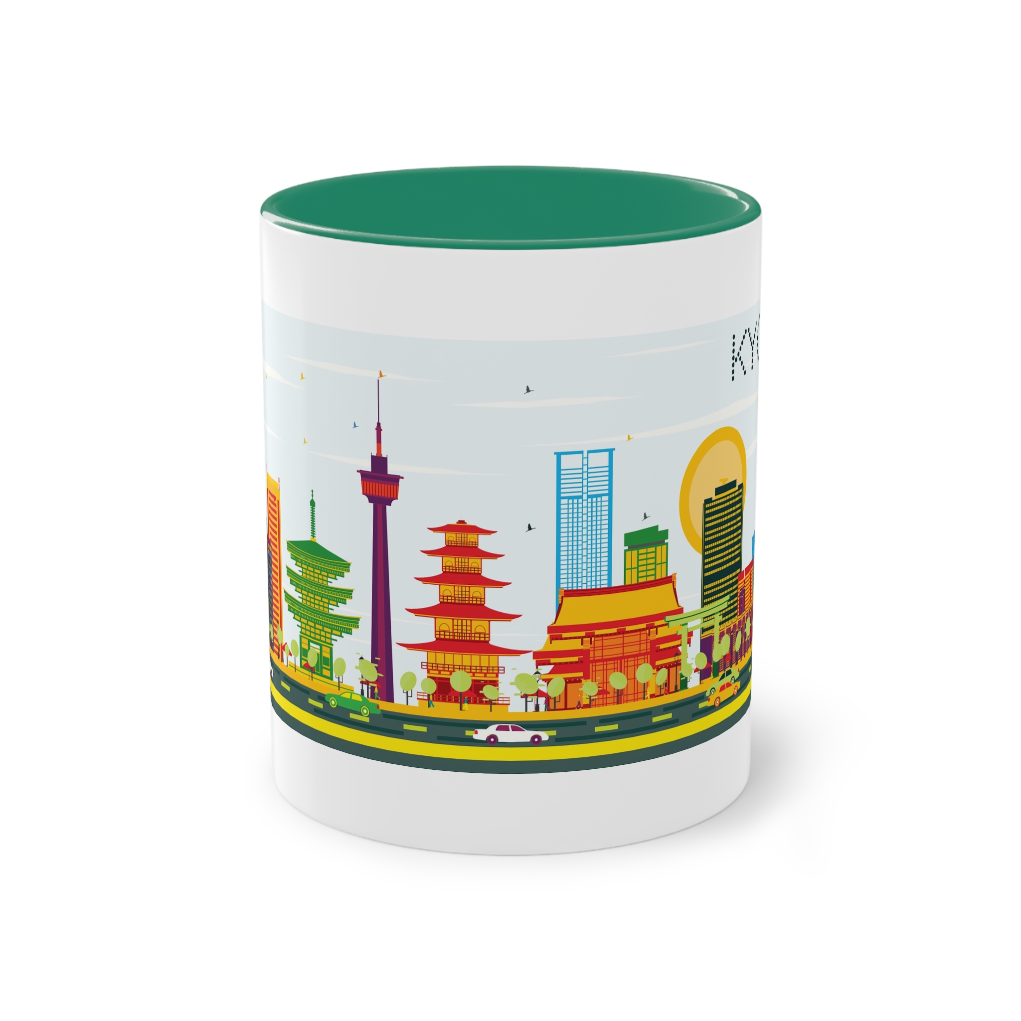 Kyoto Color Two Tone Coffee Mug 11oz - Image 29