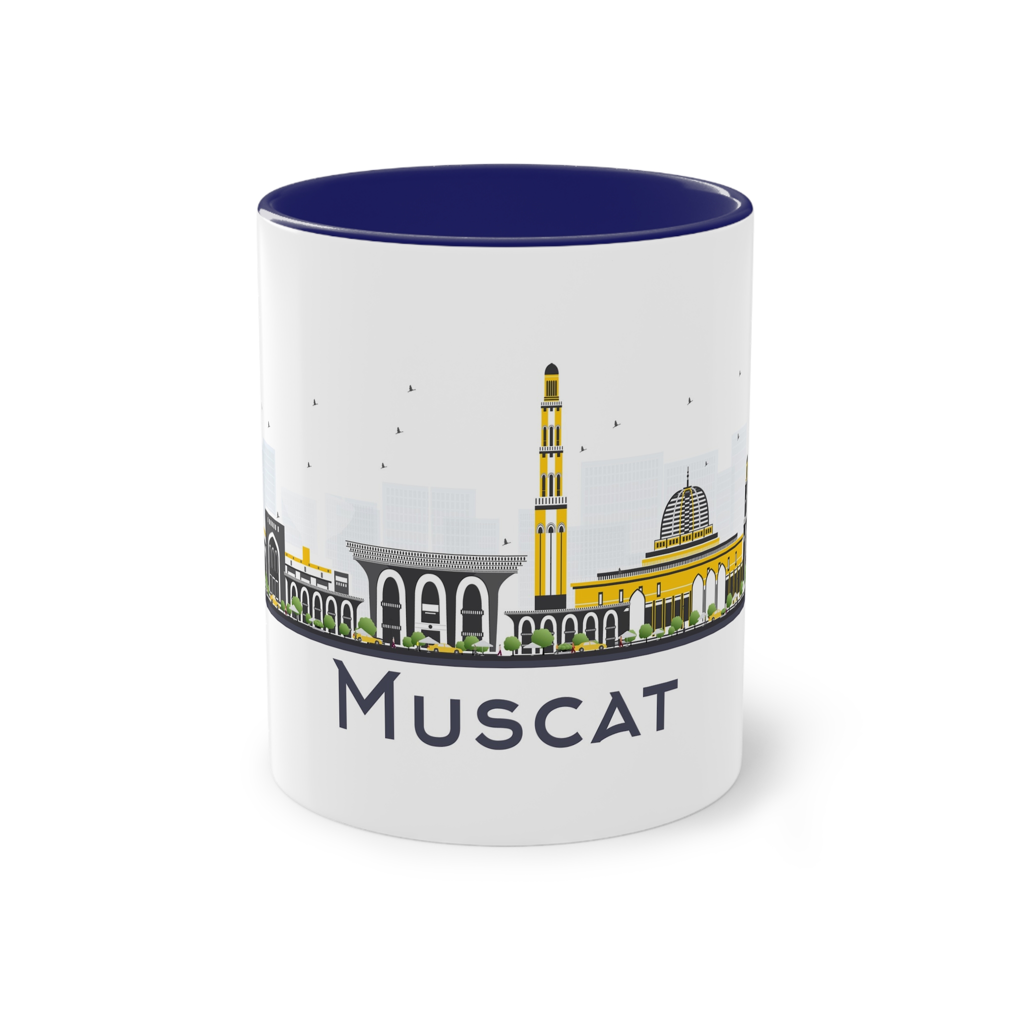 Muscat Isolated Two Tone Coffee Mug 11oz - Image 41