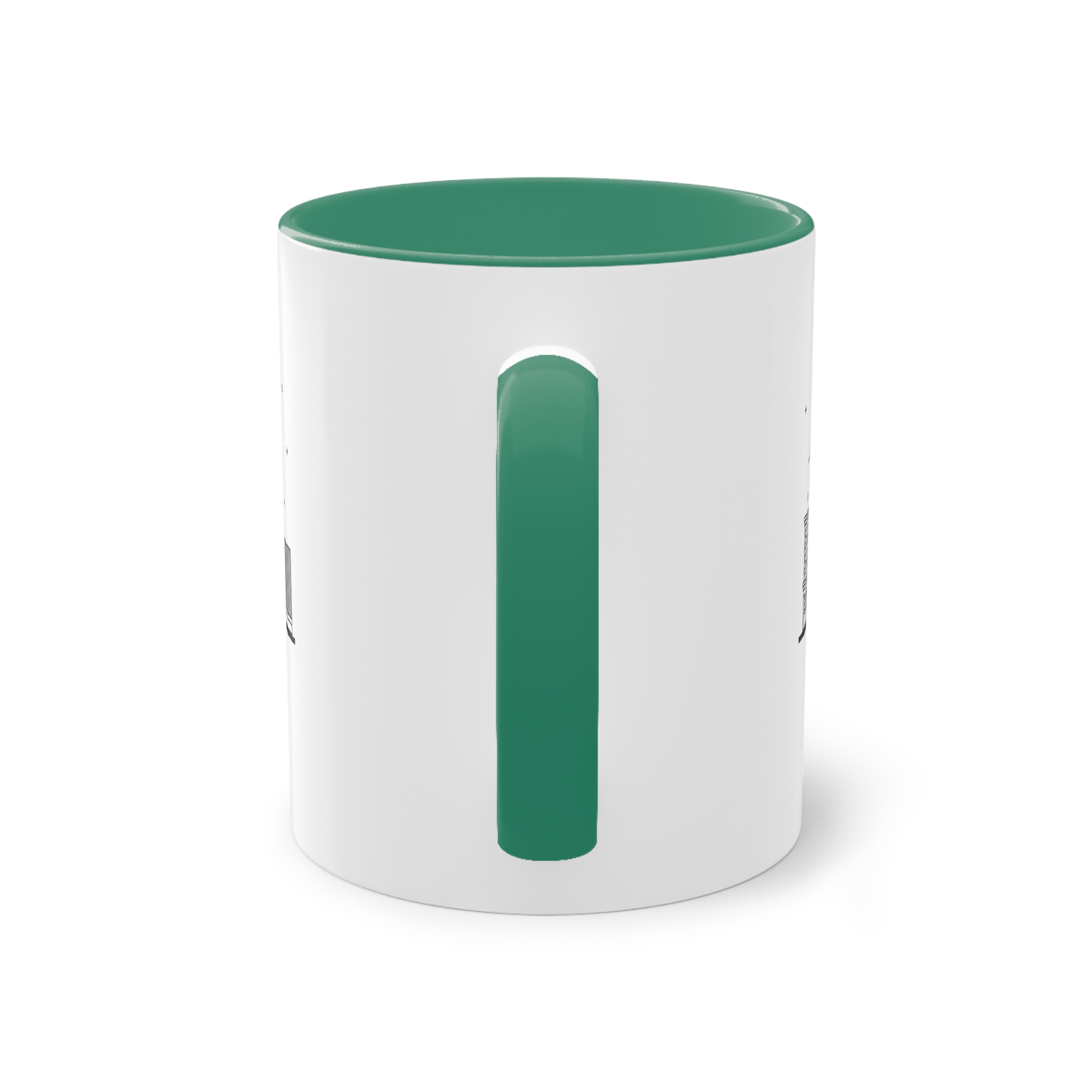 Dublin Outline Bold Two Tone Coffee Mug 11oz - Image 30