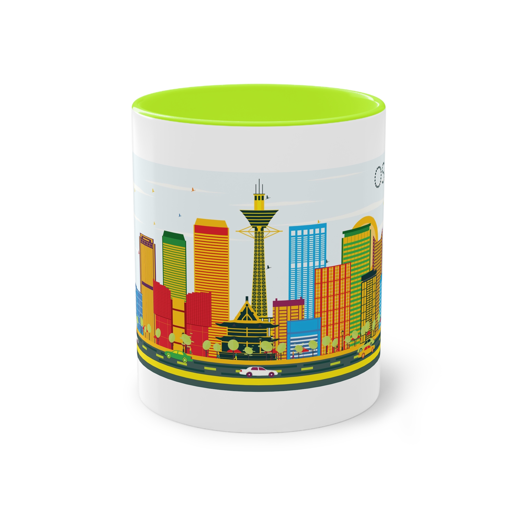 Osaka Color Two Tone Coffee Mug 11oz - Image 25