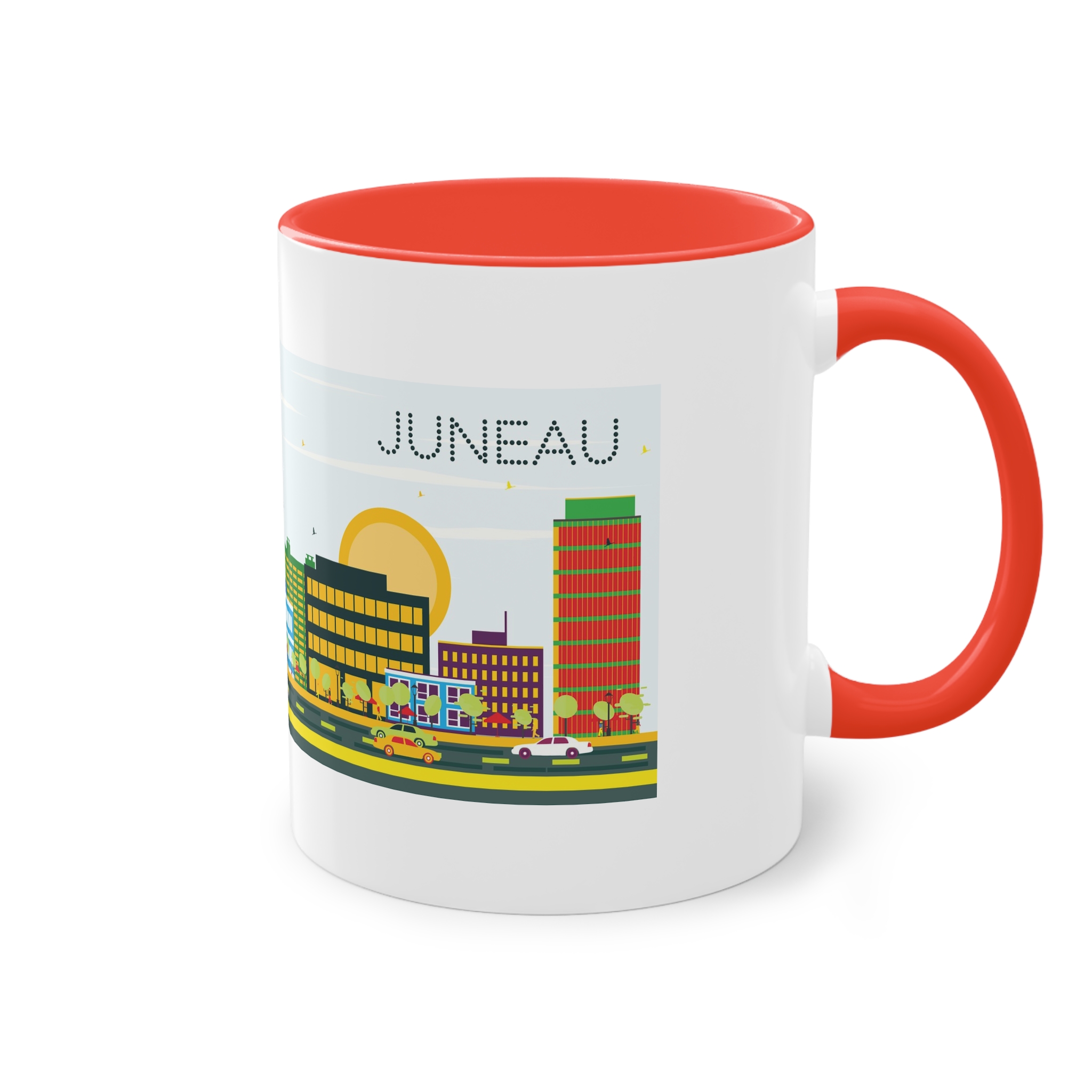 Juneau Color Two Tone Coffee Mug 11oz - Image 4