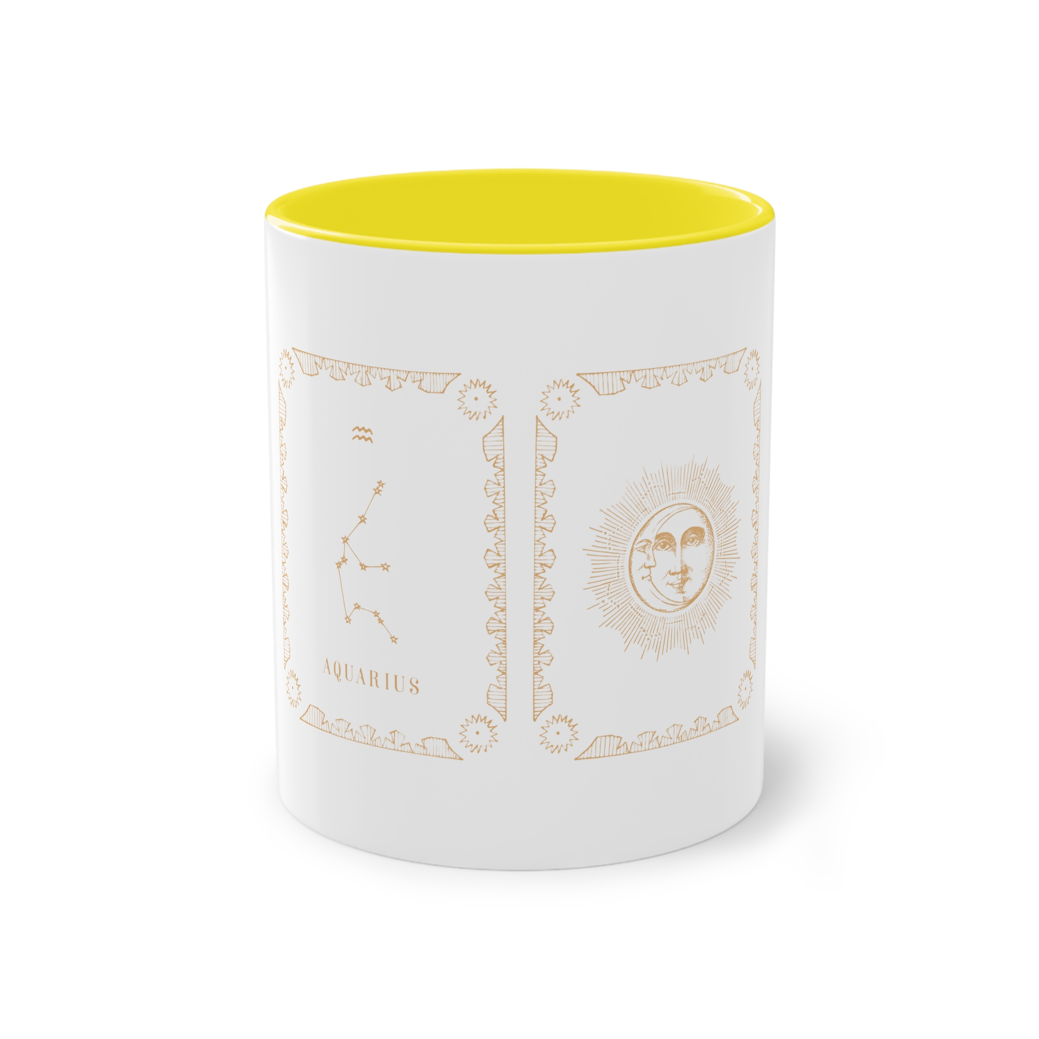 Aquarius Zodiac Two Tone Coffee Mug 11oz - Image 21