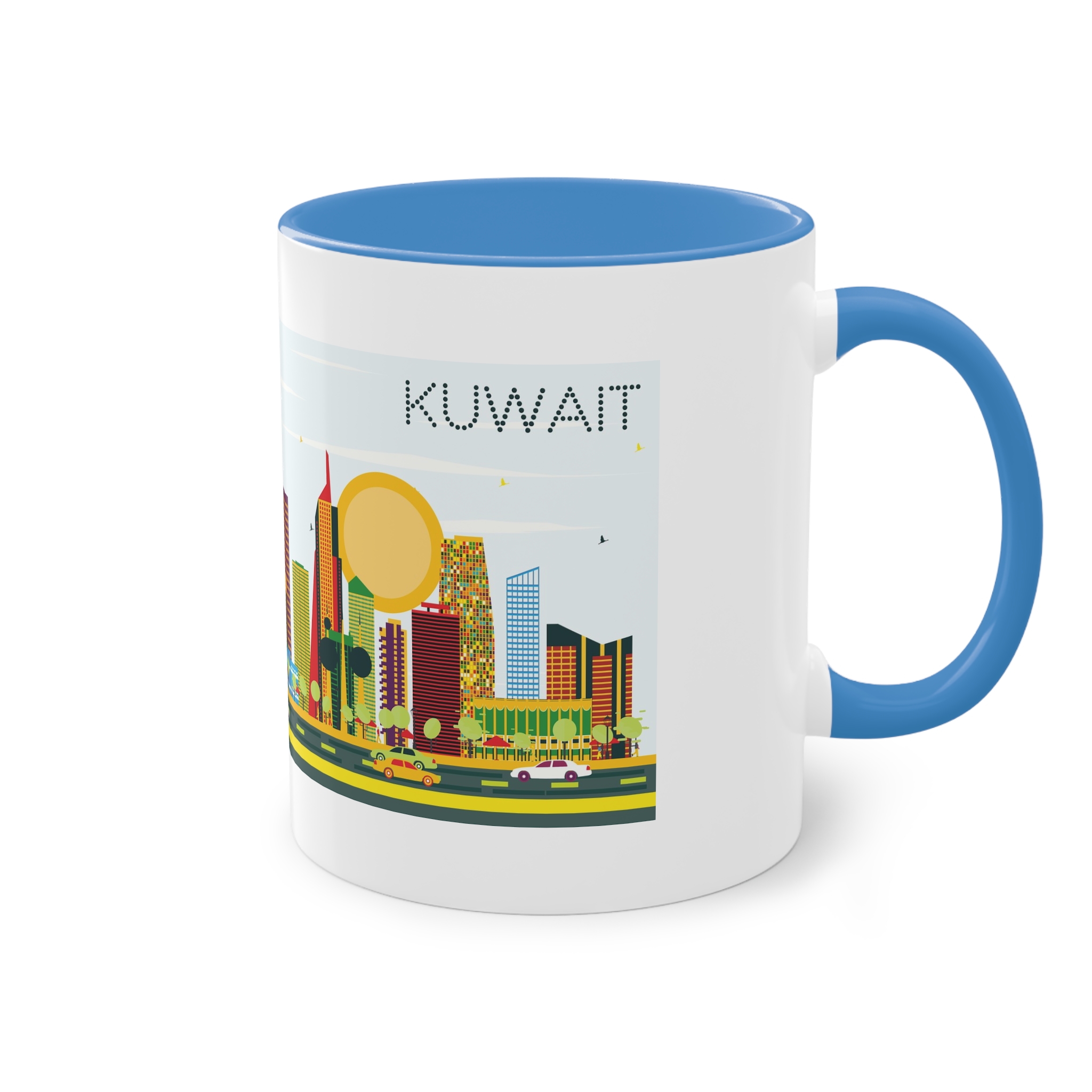 Kuwait Color Two Tone Coffee Mug 11oz - Image 36