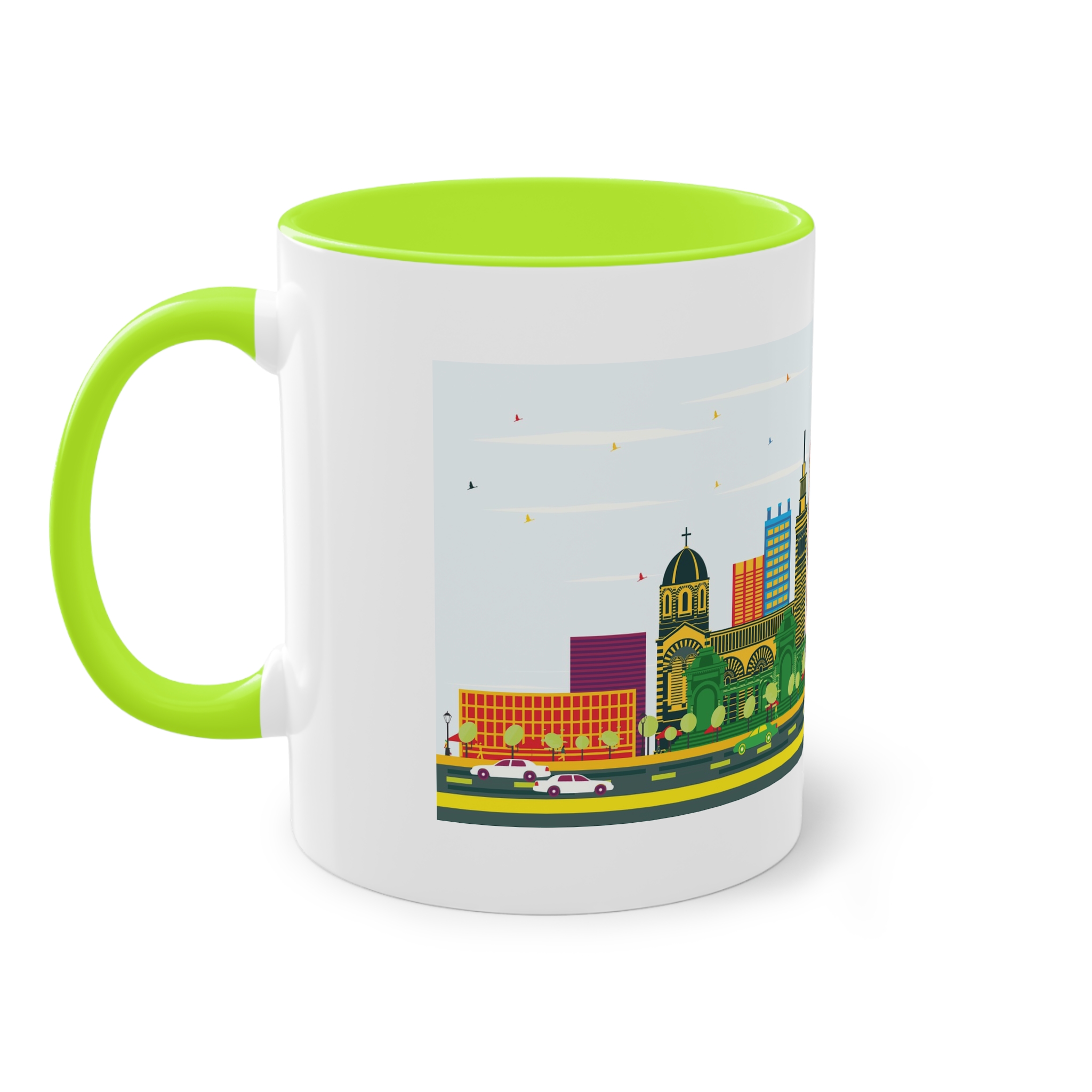 Marseille Color Two Tone Coffee Mug 11oz - Image 27