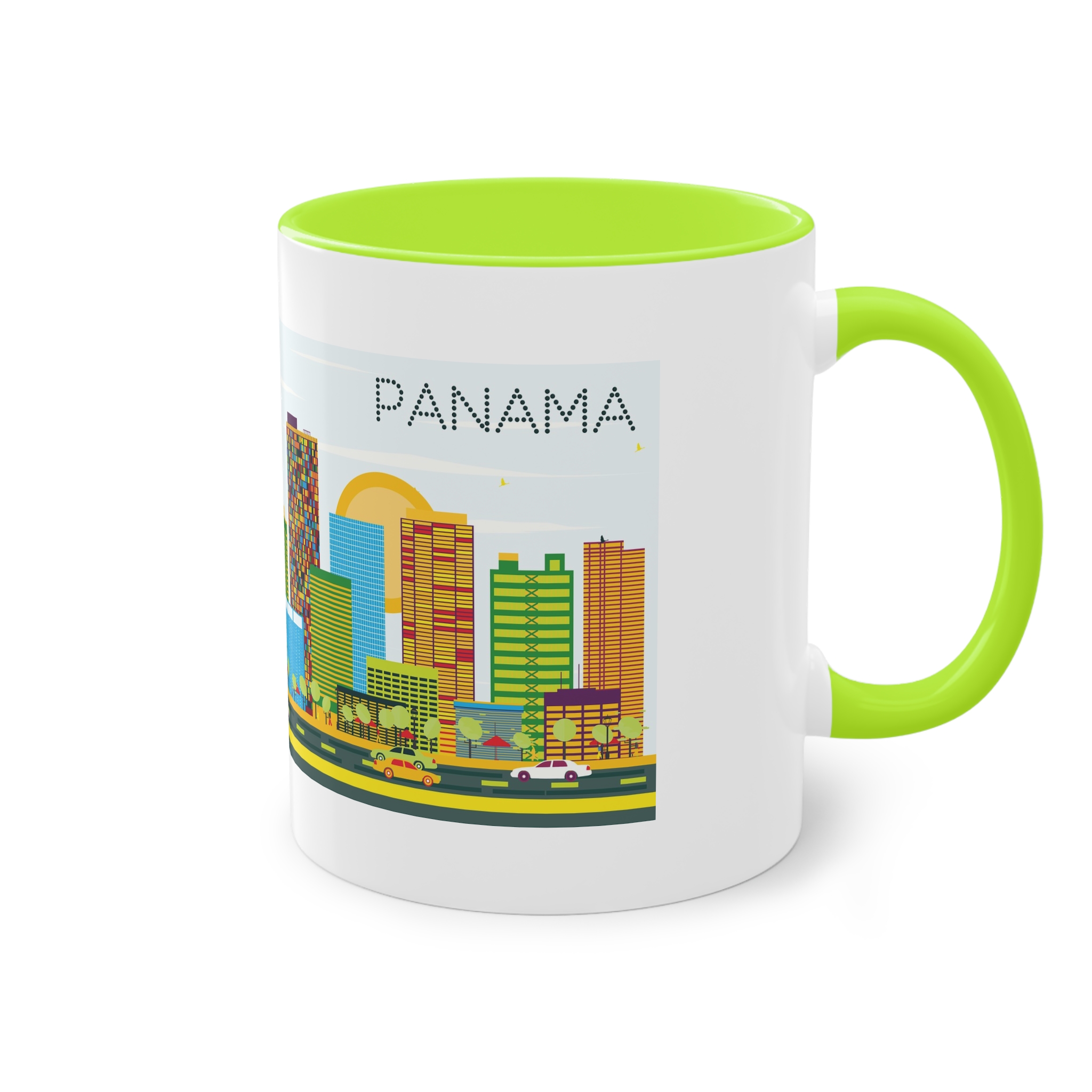 Panama Color Two Tone Coffee Mug 11oz - Image 28