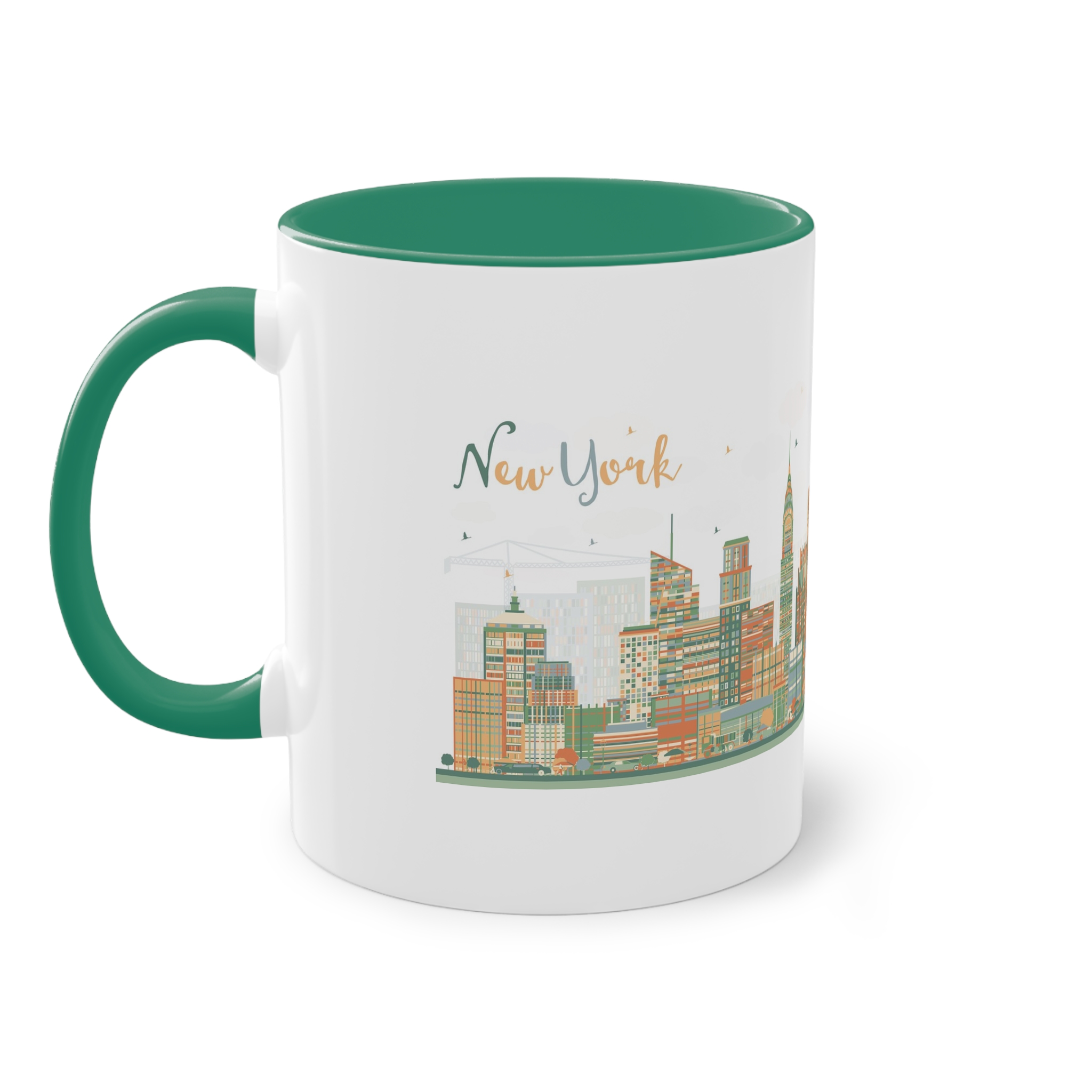 New York New Ver 1 Two Tone Coffee Mug 11oz - Image 31