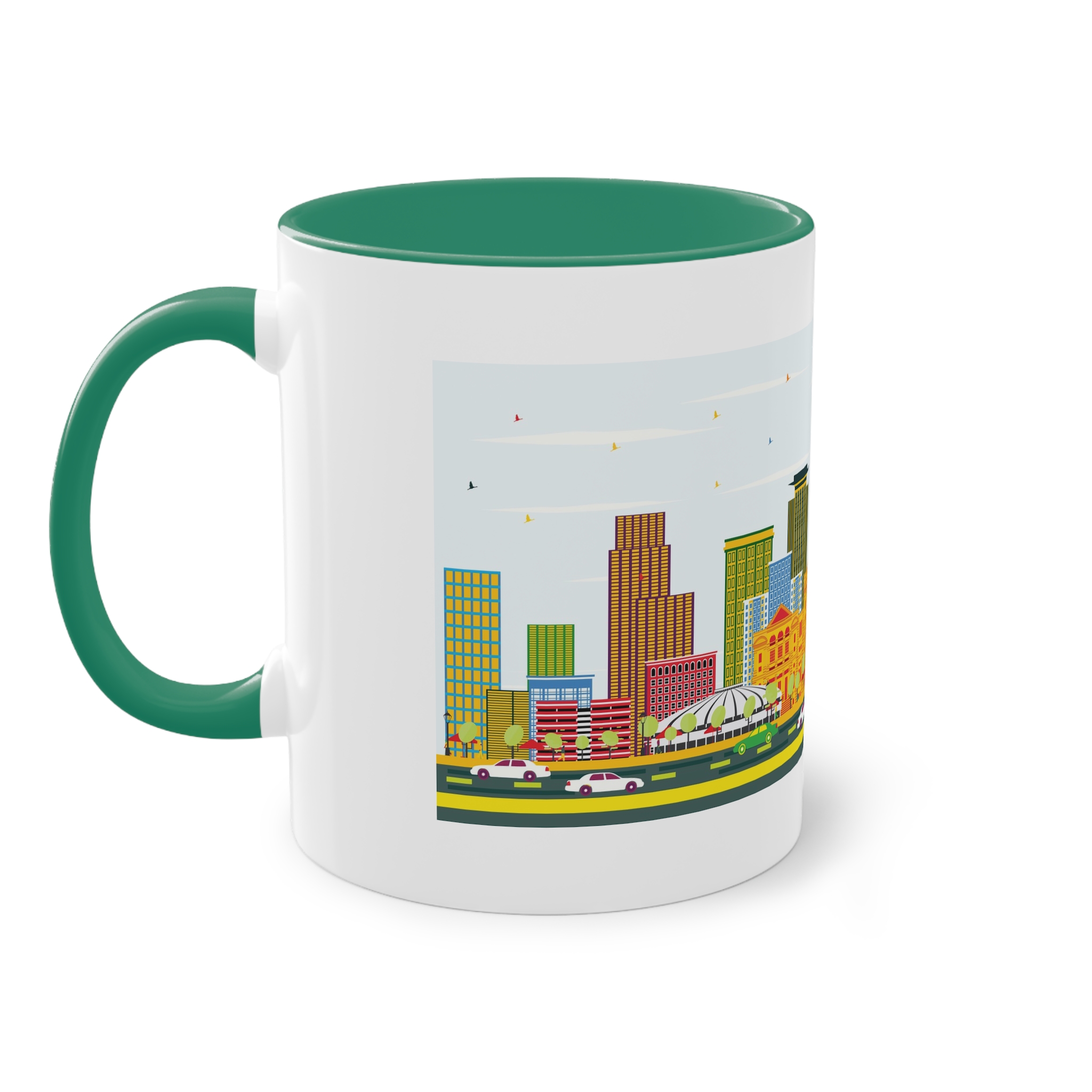 Fort Worth Color Two Tone Coffee Mug 11oz - Image 31