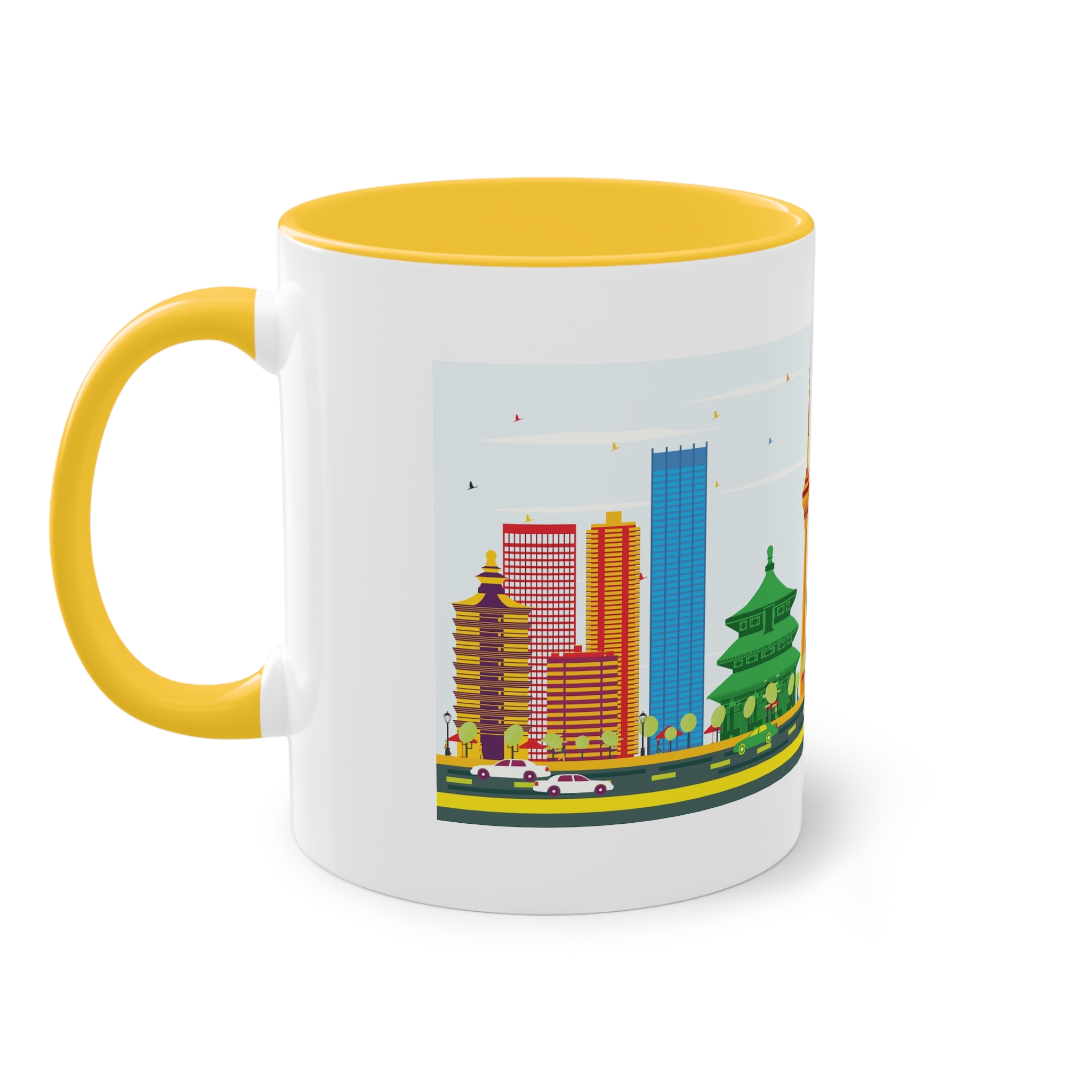 Beijing Color Two Tone Coffee Mug 11oz - Image 19