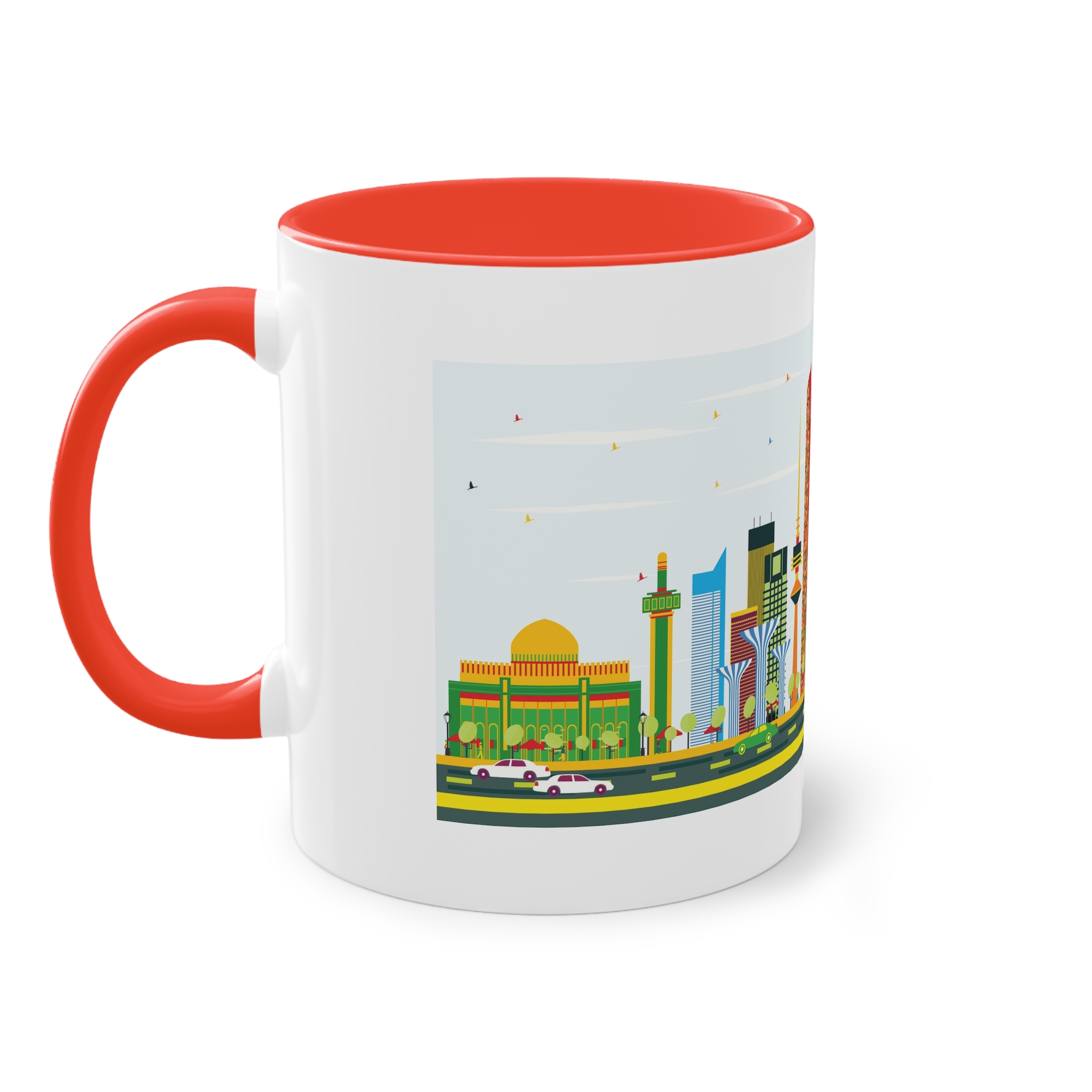 Kuwait Color Two Tone Coffee Mug 11oz - Image 3