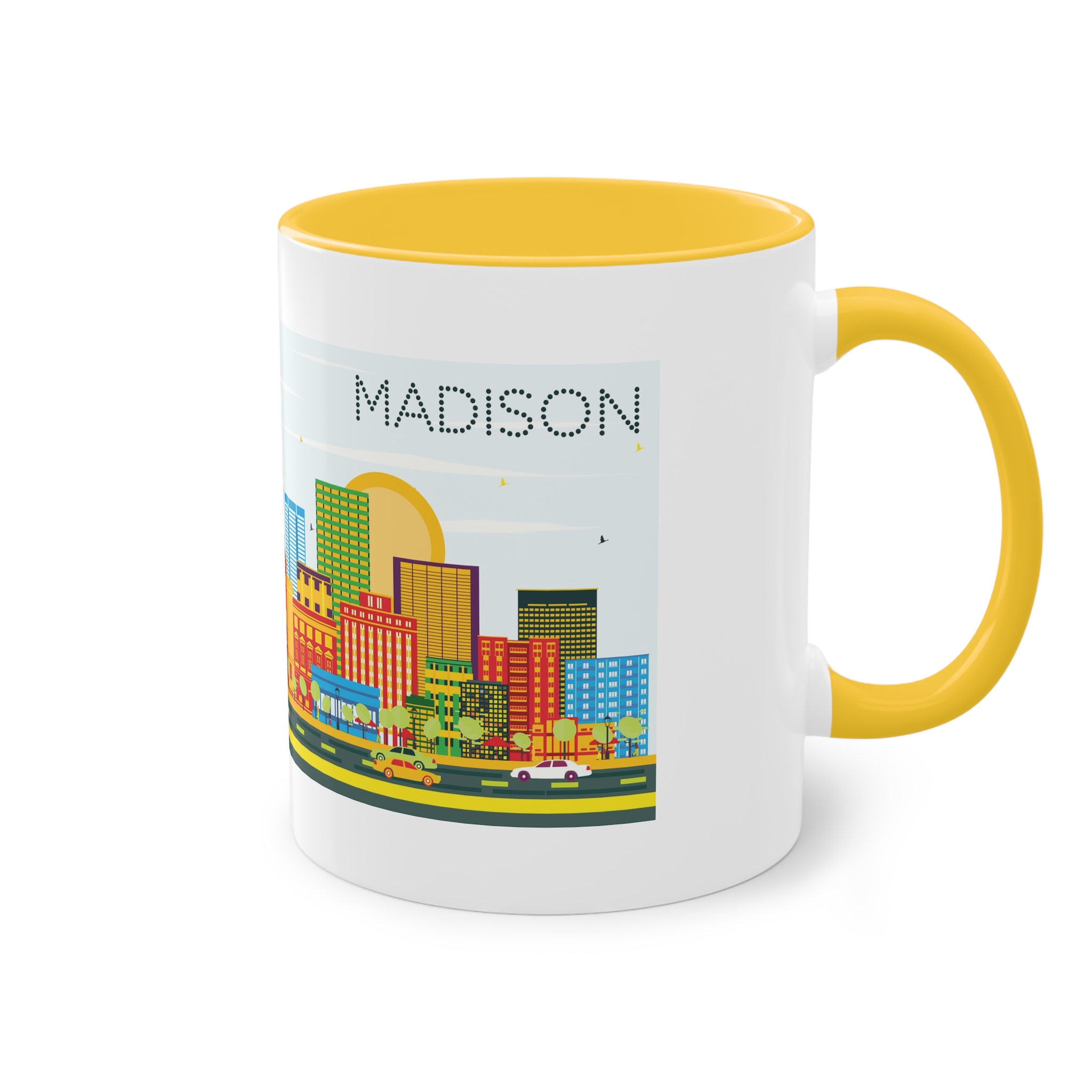 Madison Color Two Tone Coffee Mug 11oz - Image 20
