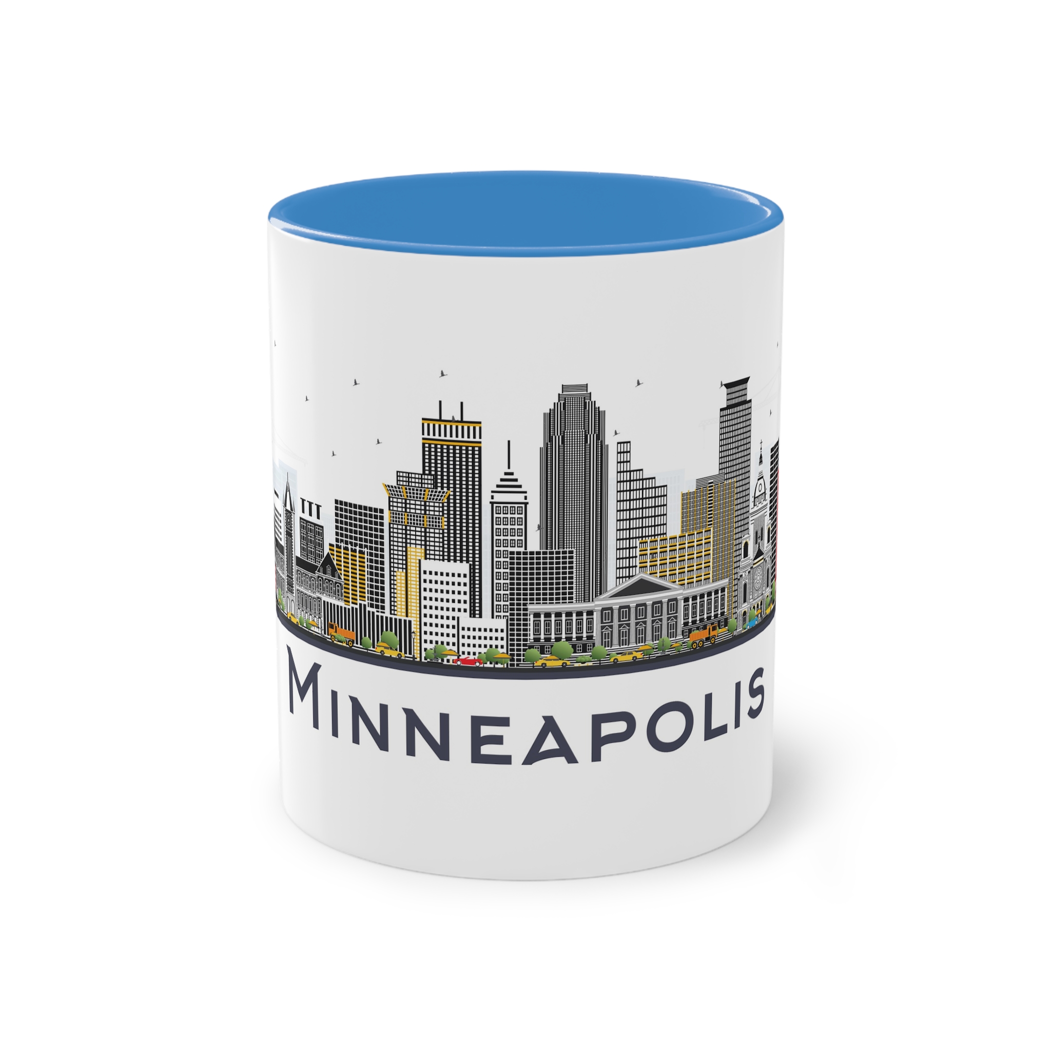 Minneapolis Isolated Two Tone Coffee Mug 11oz - Image 33