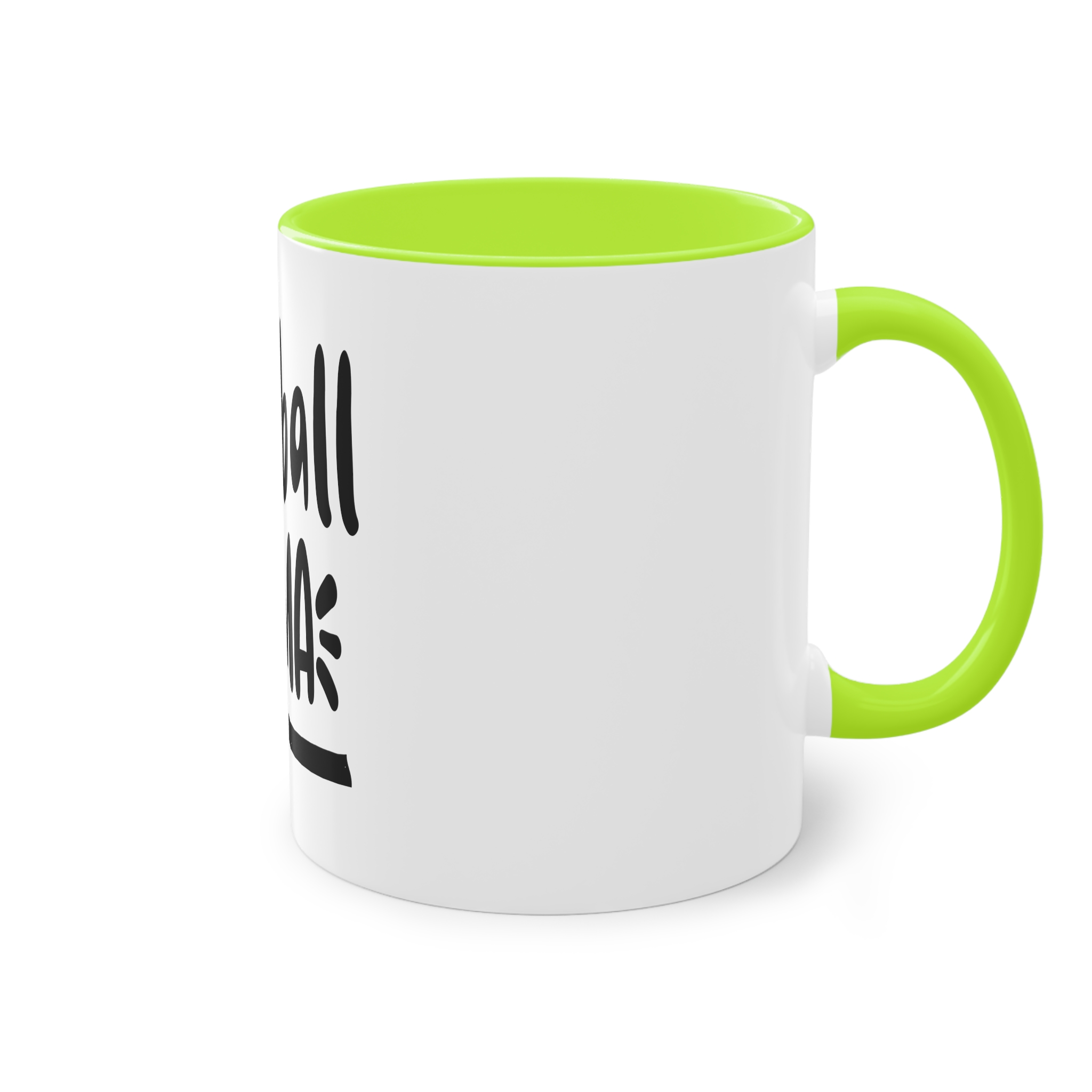 Baseball Mama 1 Two Tone Coffee Mug 11oz - Image 28