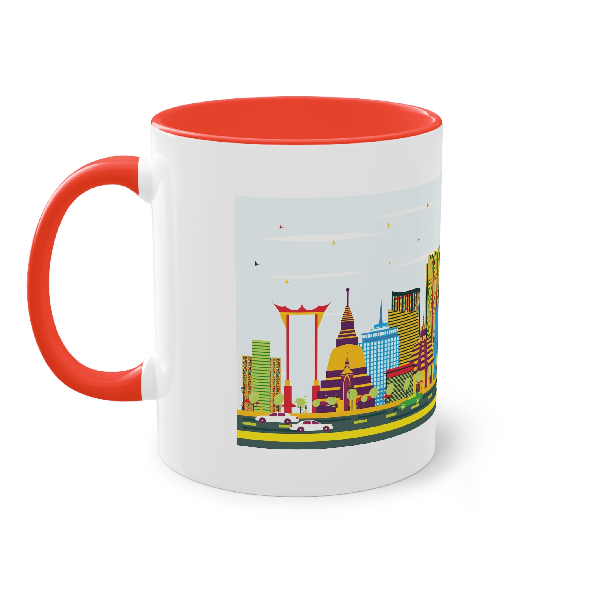 Bangkok Color Two Tone Coffee Mug 11oz - Image 3