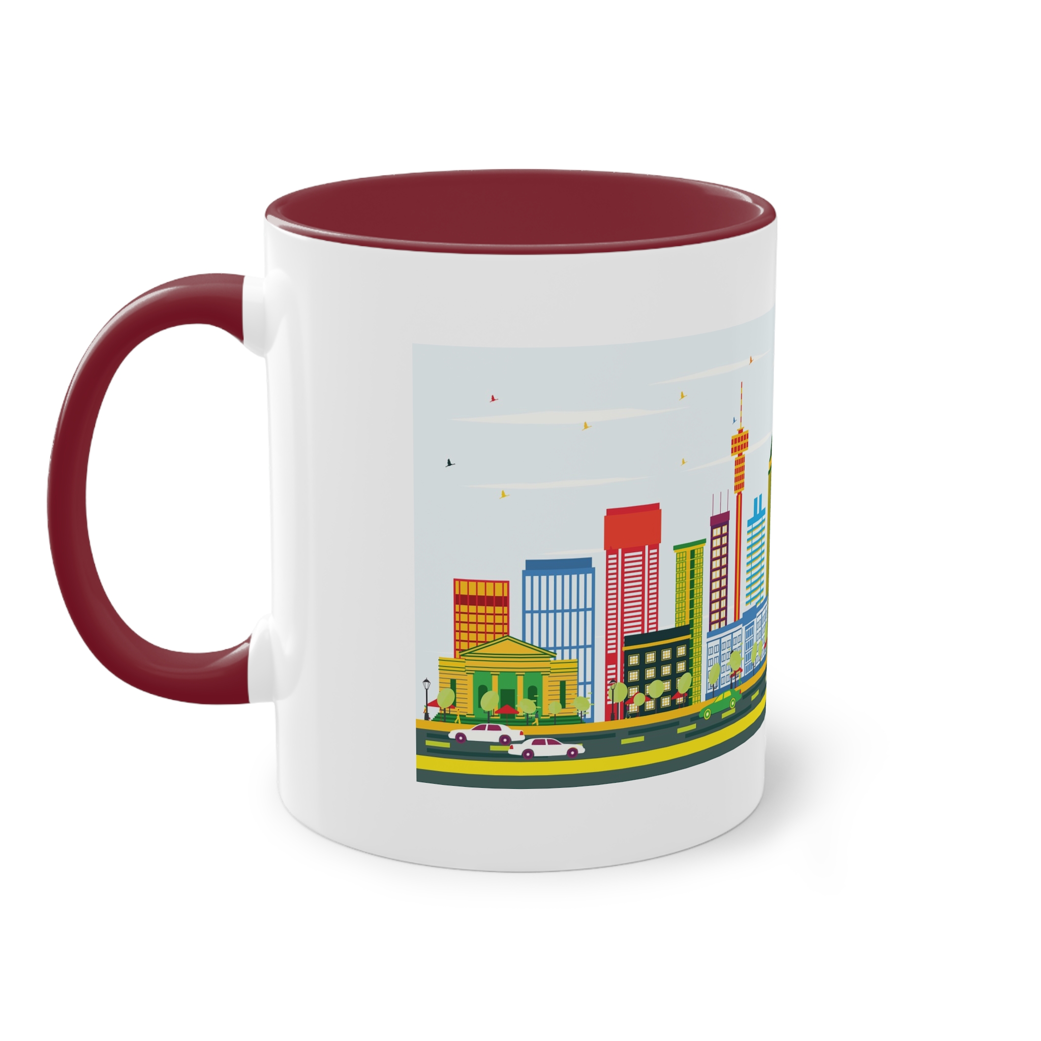 Johannesburg Color Two Tone Coffee Mug 11oz - Image 7