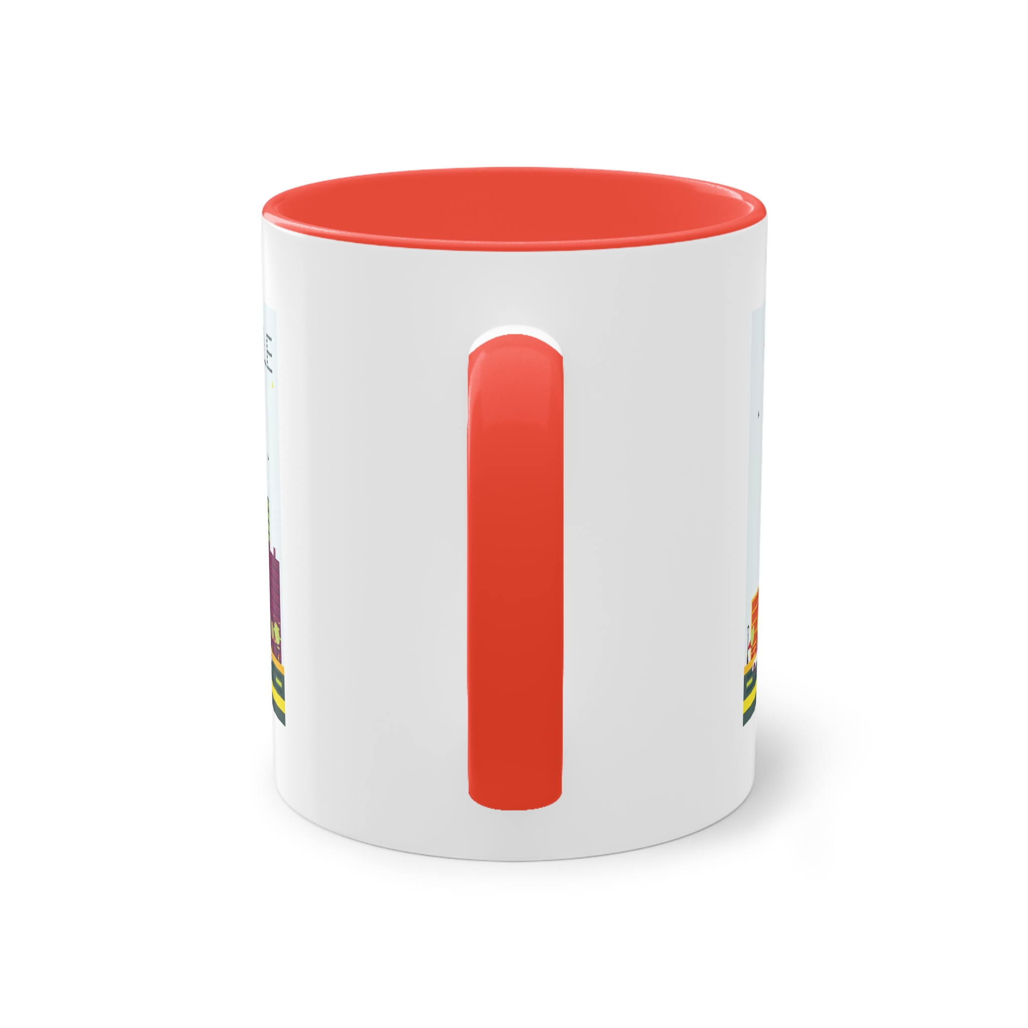 Marseille Color Two Tone Coffee Mug 11oz - Image 2