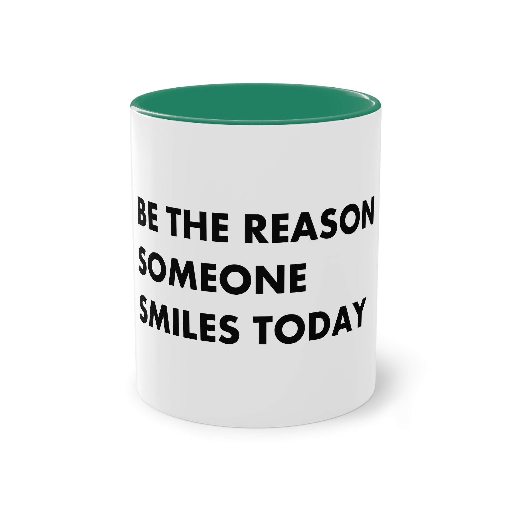 Be Reason Someone Smiles Today Two Tone Coffee Mug 11oz - Image 29