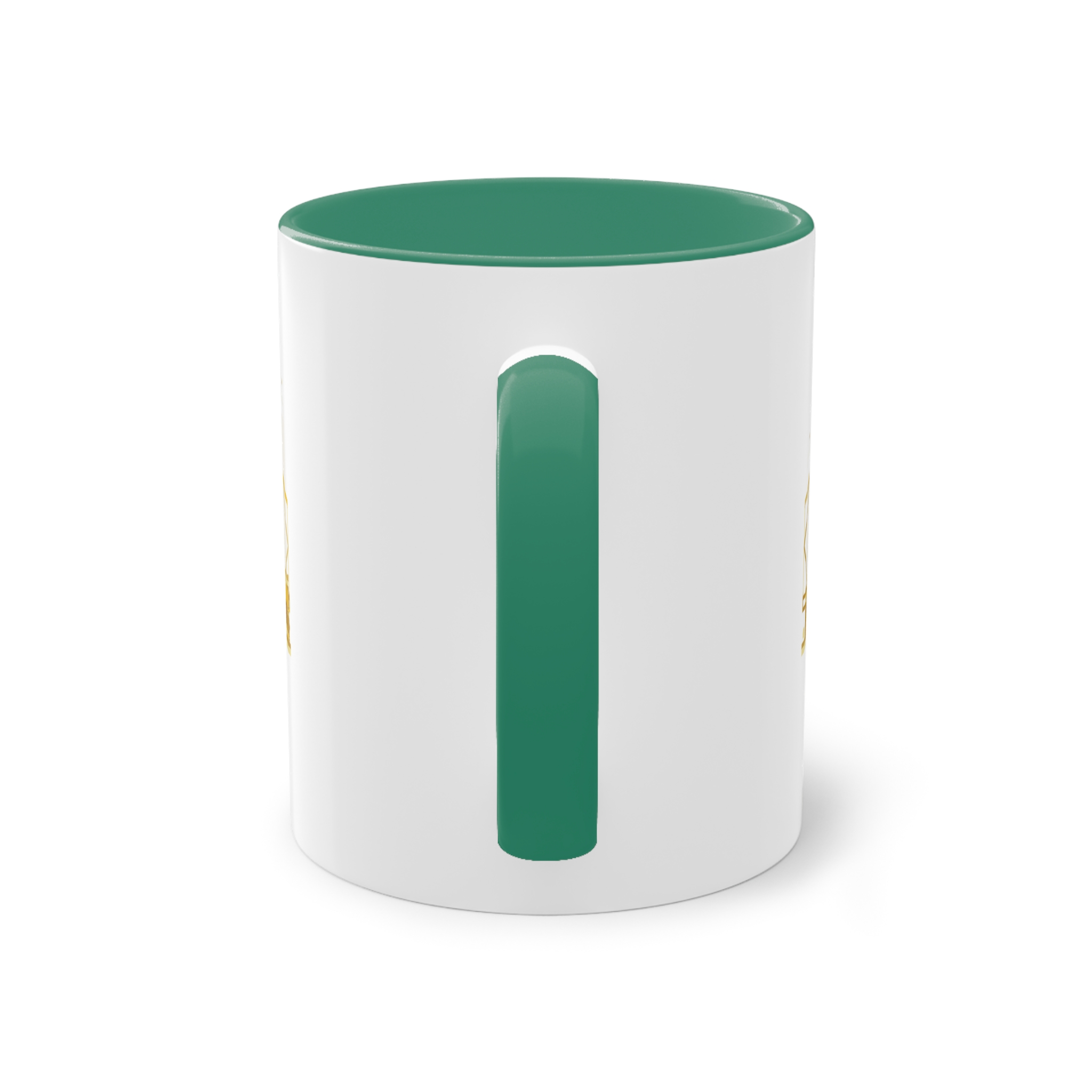 Kolkata Silhouette Golden 1 Two Tone Coffee Mug 11oz - Image 30