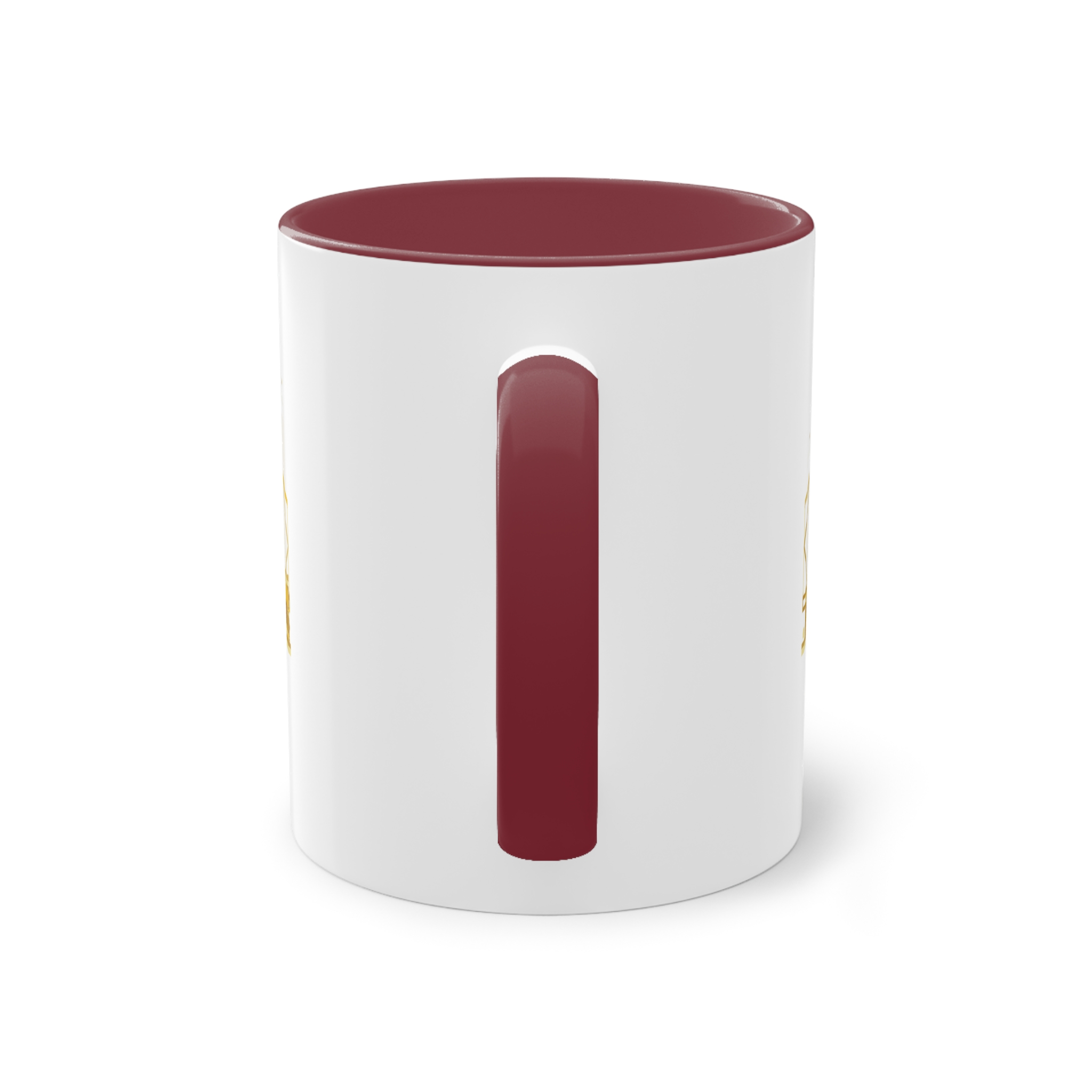 Kolkata Silhouette Golden 1 Two Tone Coffee Mug 11oz - Image 6