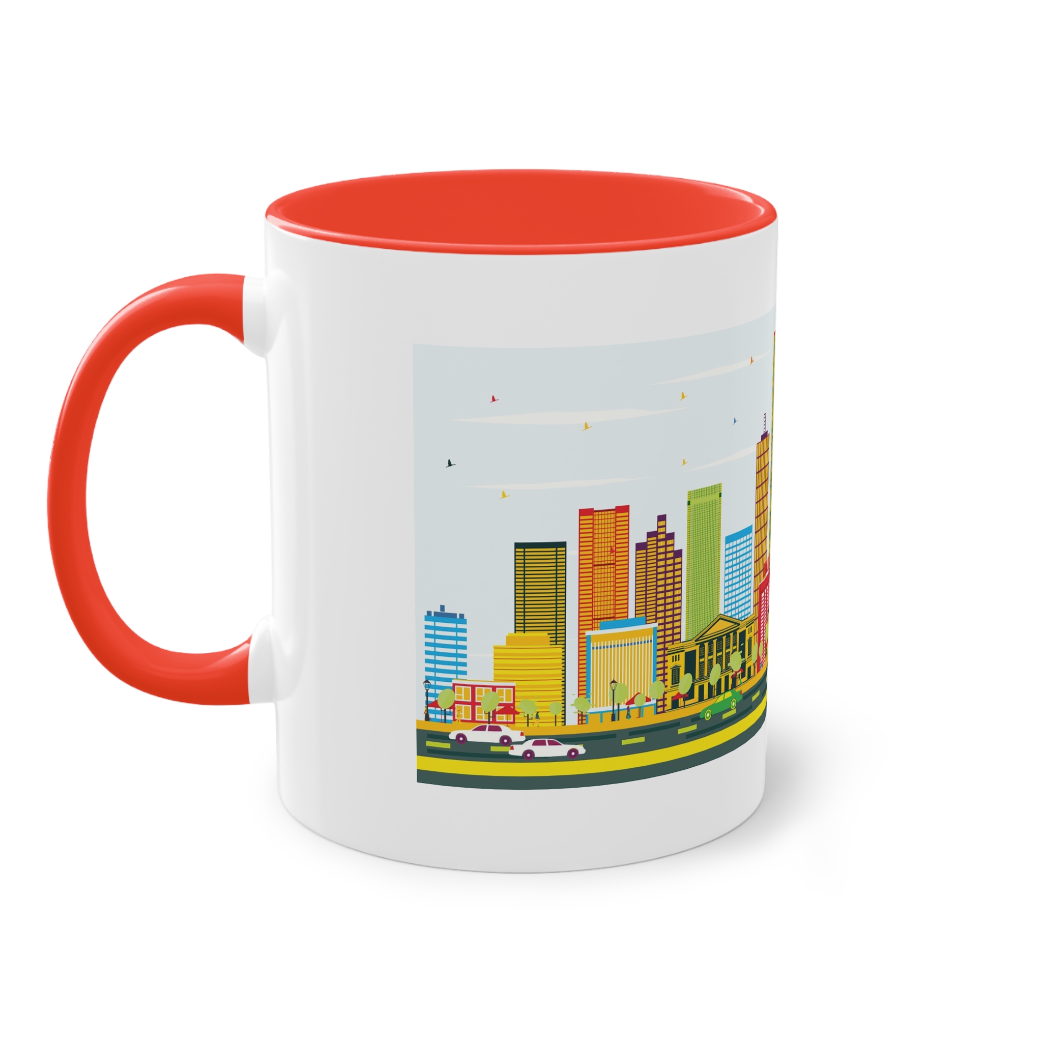 Dallas Color Two Tone Coffee Mug 11oz - Image 3