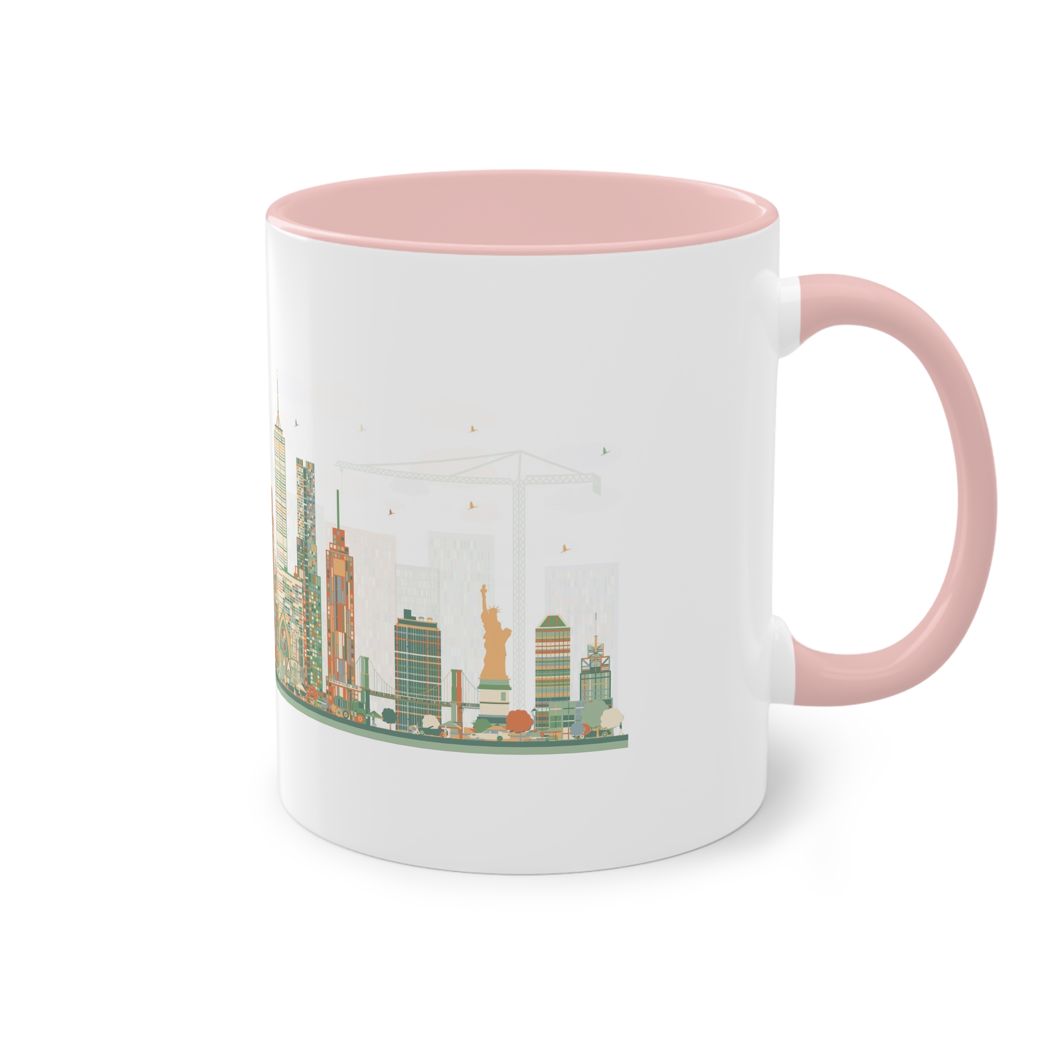 New York New Ver 1 Two Tone Coffee Mug 11oz - Image 48