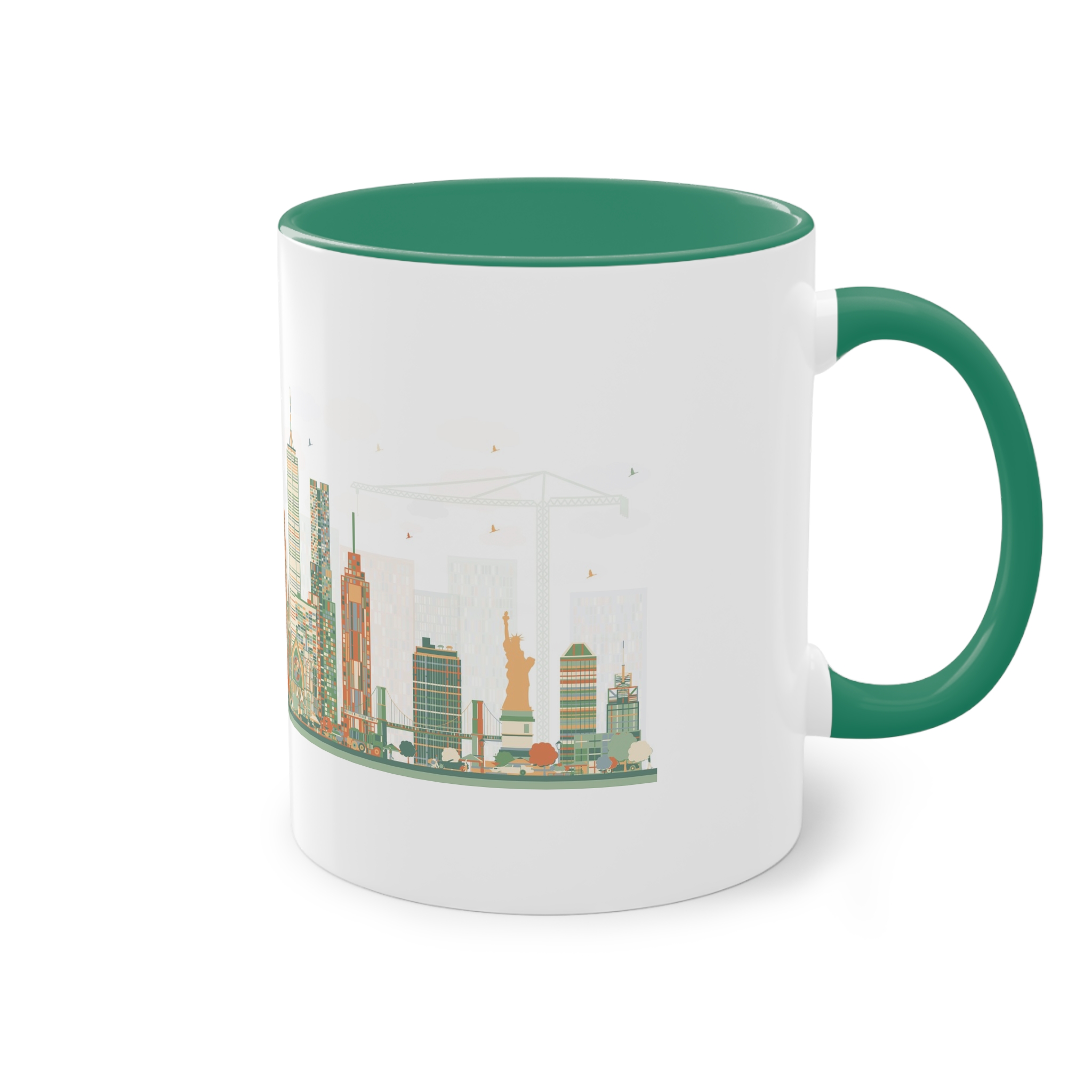 New York New Ver 1 Two Tone Coffee Mug 11oz - Image 32