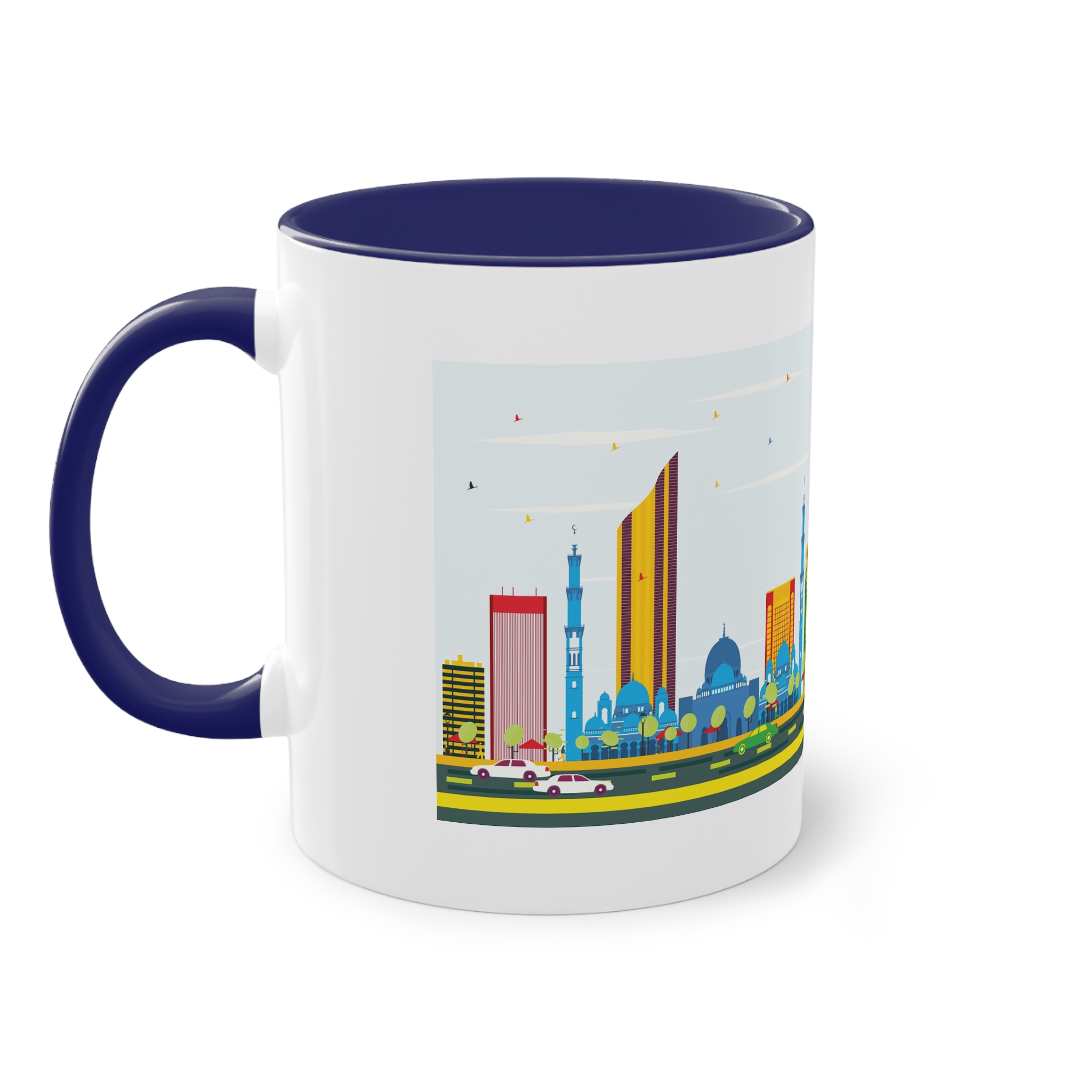 Abu Dhabi Color Two Tone Coffee Mug 11oz - Image 43