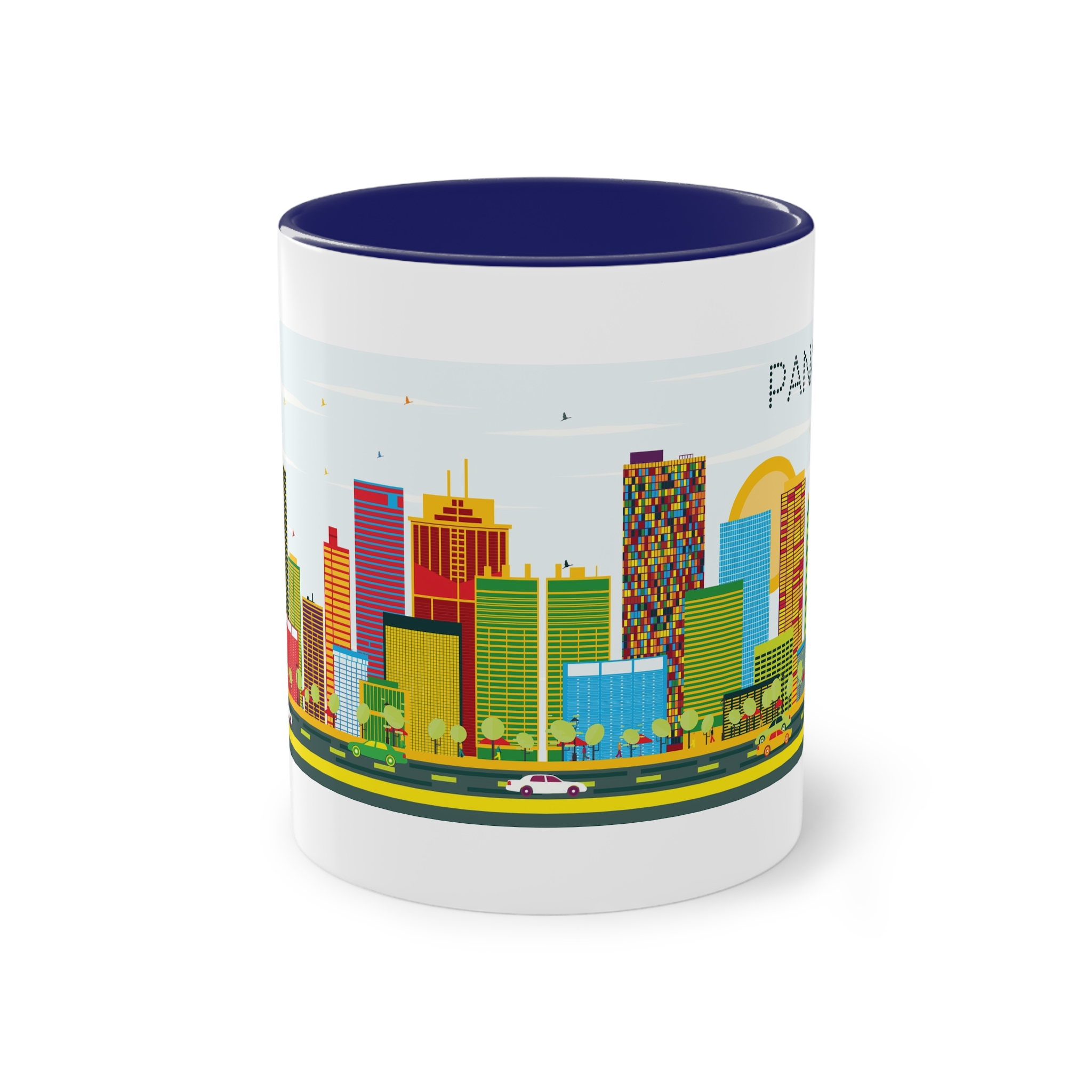 Panama Color Two Tone Coffee Mug 11oz - Image 41