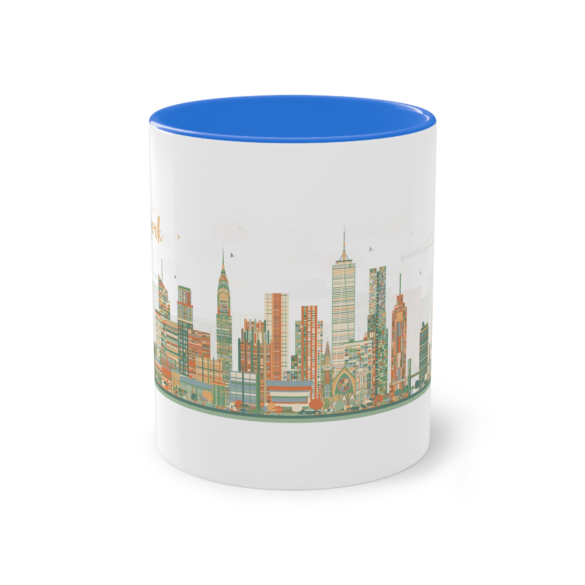 New York New Ver 1 Two Tone Coffee Mug 11oz - Image 37