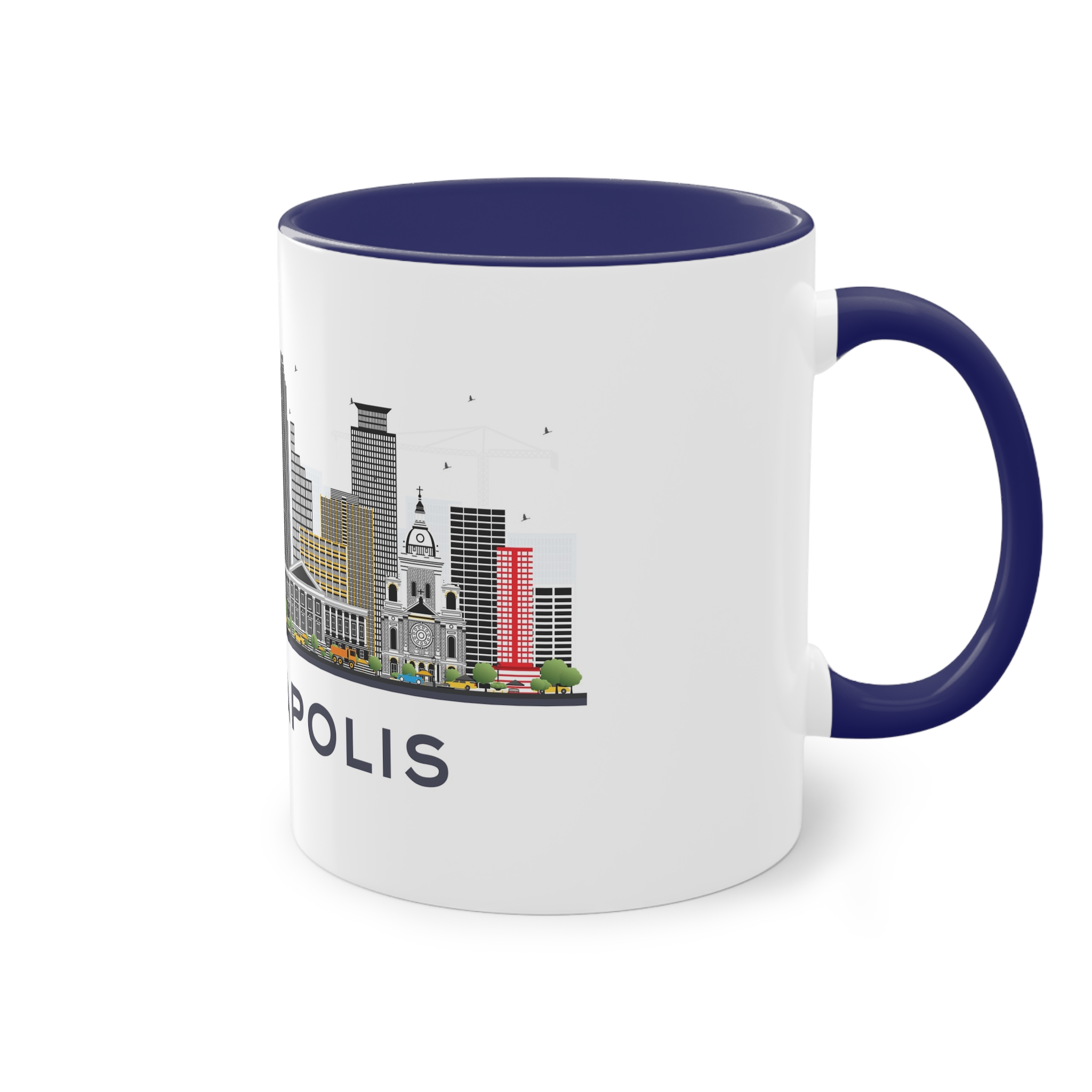 Minneapolis Isolated Two Tone Coffee Mug 11oz - Image 44