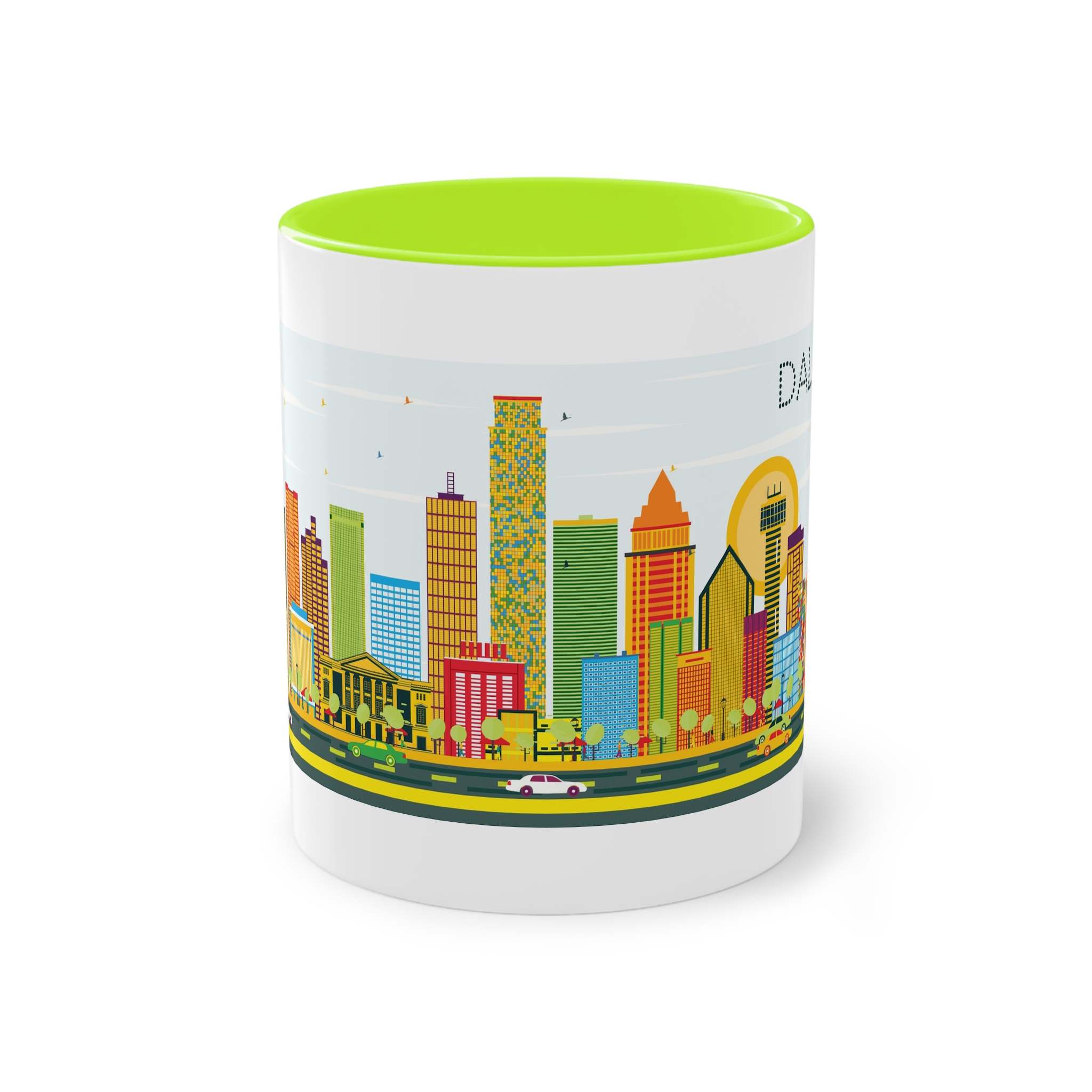 Dallas Color Two Tone Coffee Mug 11oz - Image 25