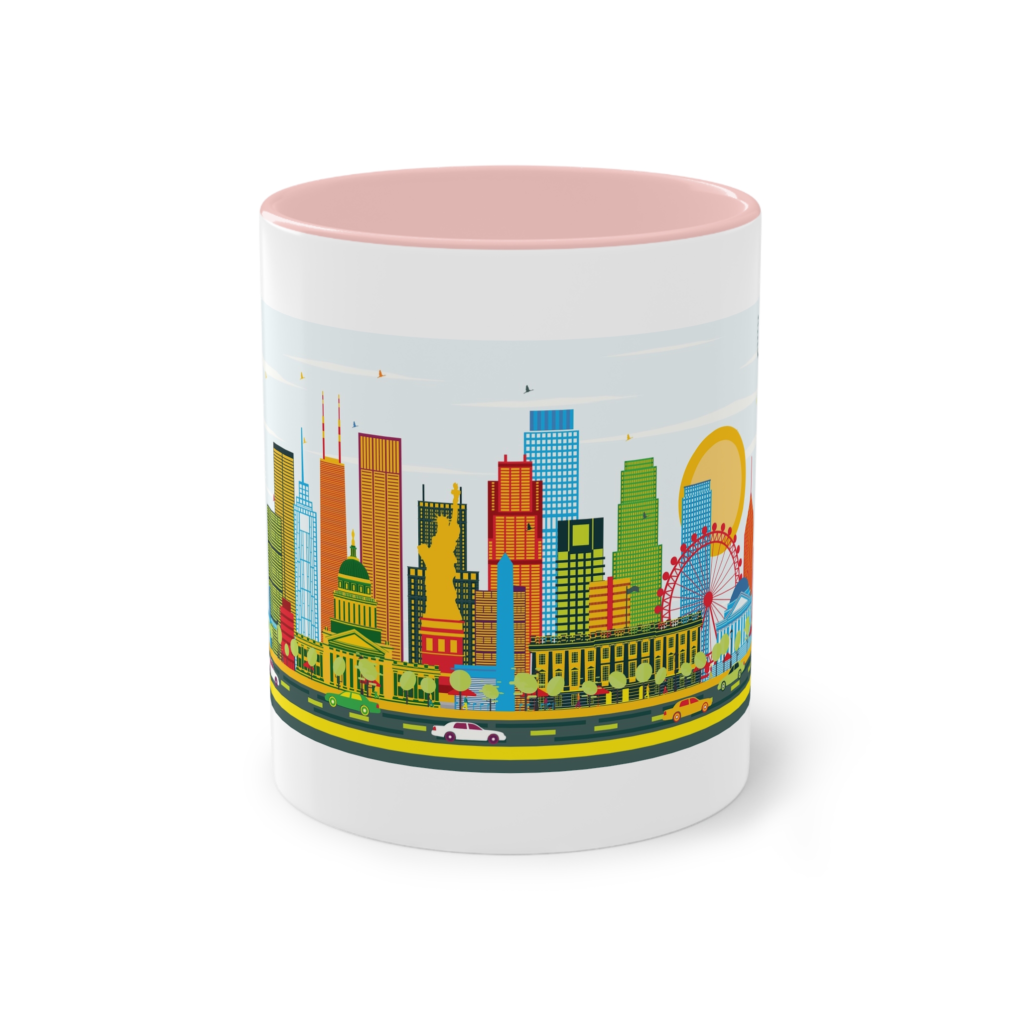 Usa Color Two Tone Coffee Mug 11oz - Image 45