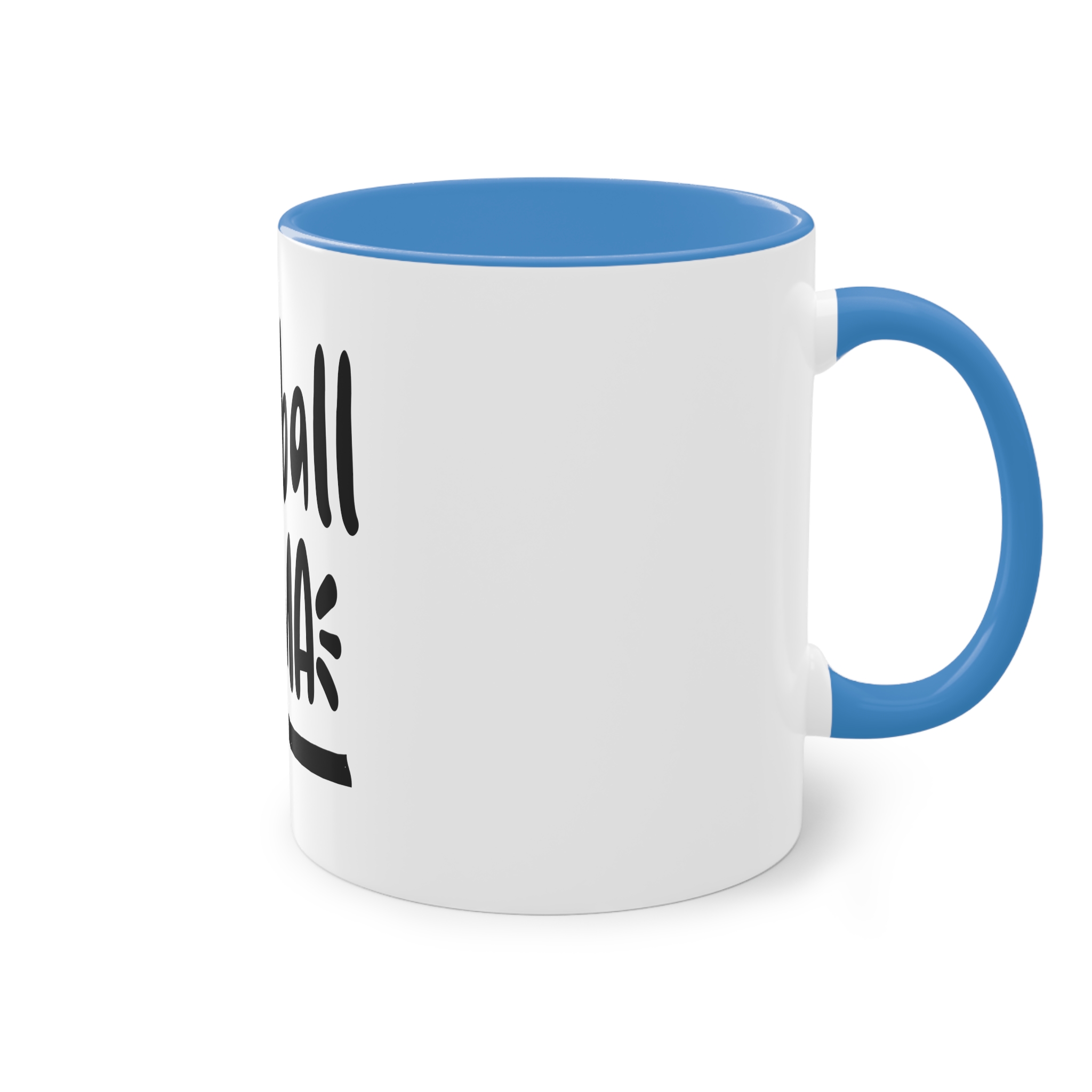 Baseball Mama 1 Two Tone Coffee Mug 11oz - Image 36
