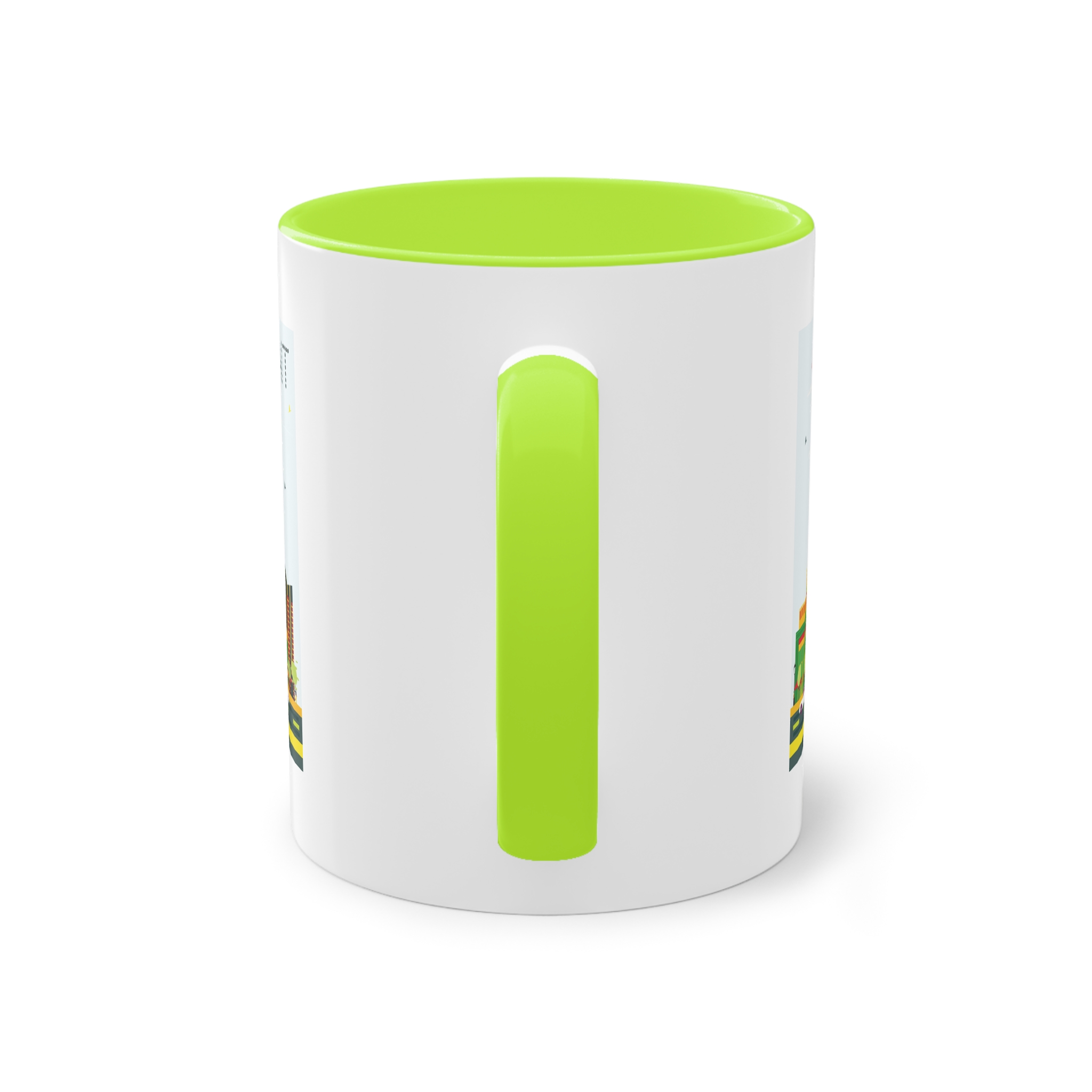 Kuwait Color Two Tone Coffee Mug 11oz - Image 26