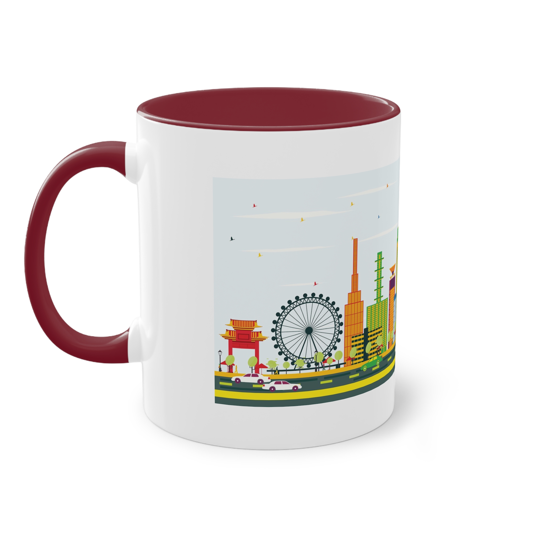 Kobe Color Two Tone Coffee Mug 11oz - Image 7