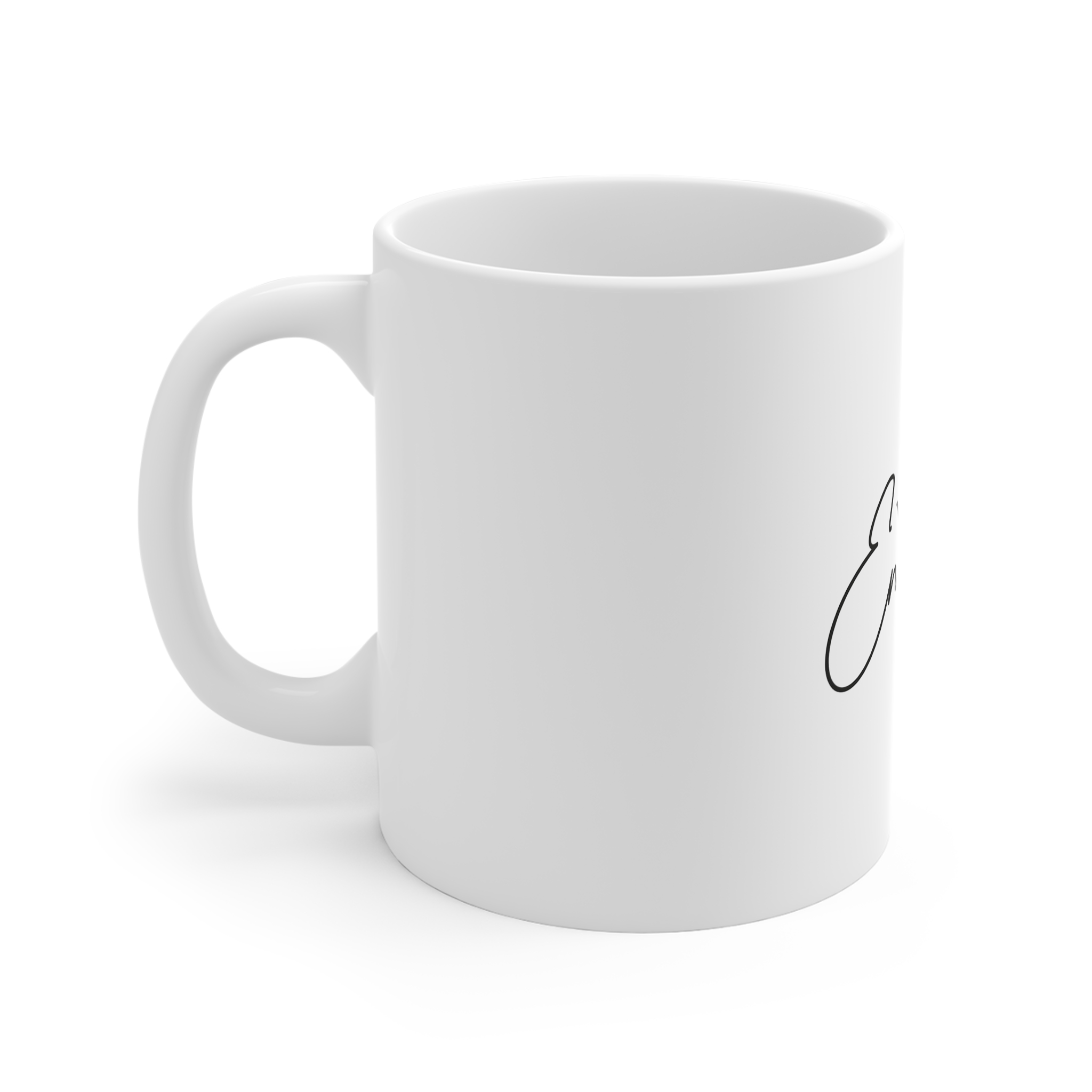 Pink Heart With Words You Are Enough It 11oz White Mug - Image 2