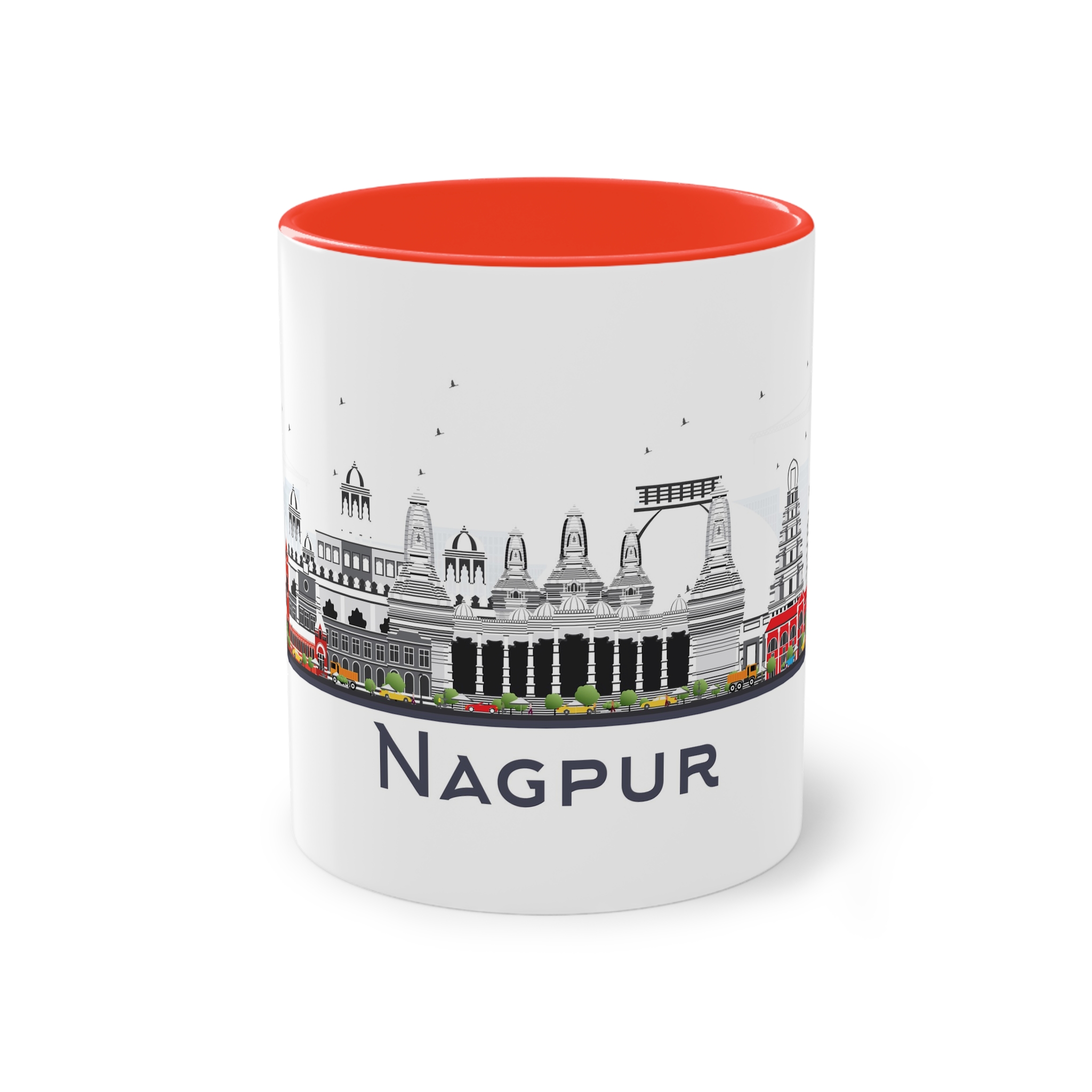 Nagpur Isolated Two Tone Coffee Mug 11oz