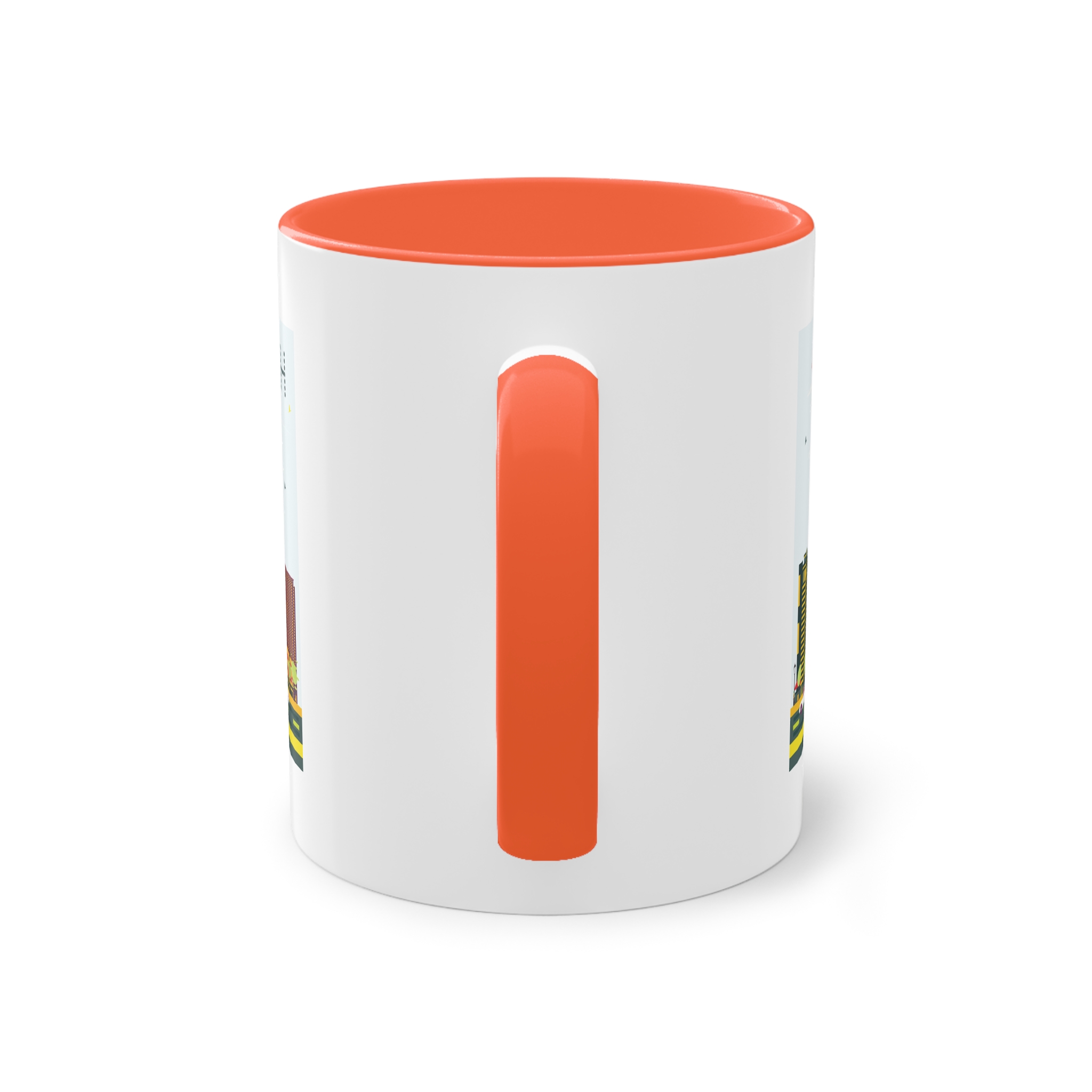 Jeddah Color Two Tone Coffee Mug 11oz - Image 14