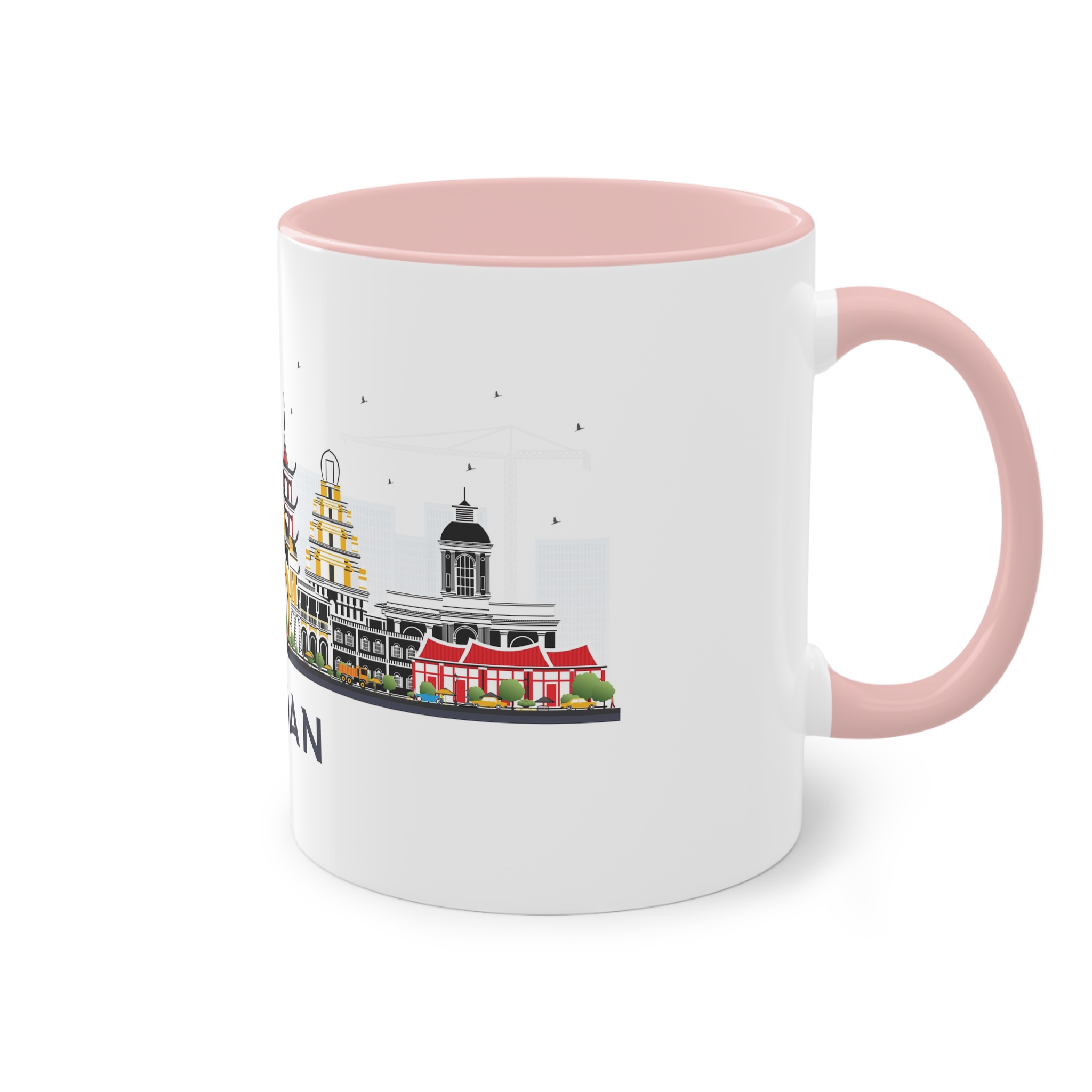 Medan Isolated Two Tone Coffee Mug 11oz - Image 48
