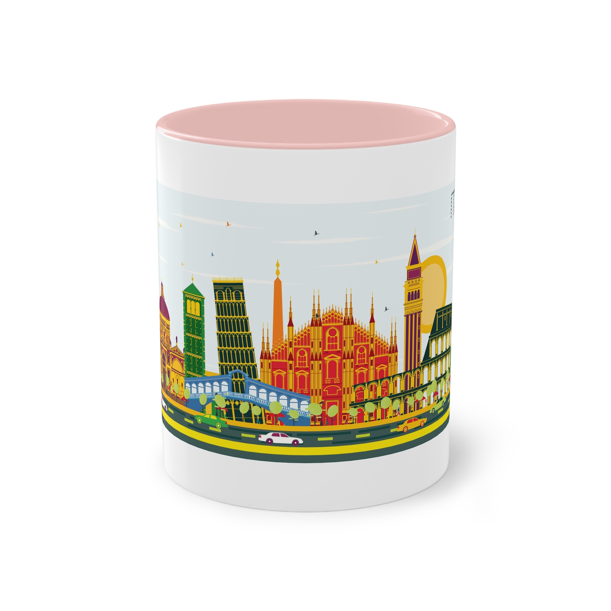 Italy Color Two Tone Coffee Mug 11oz - Image 45