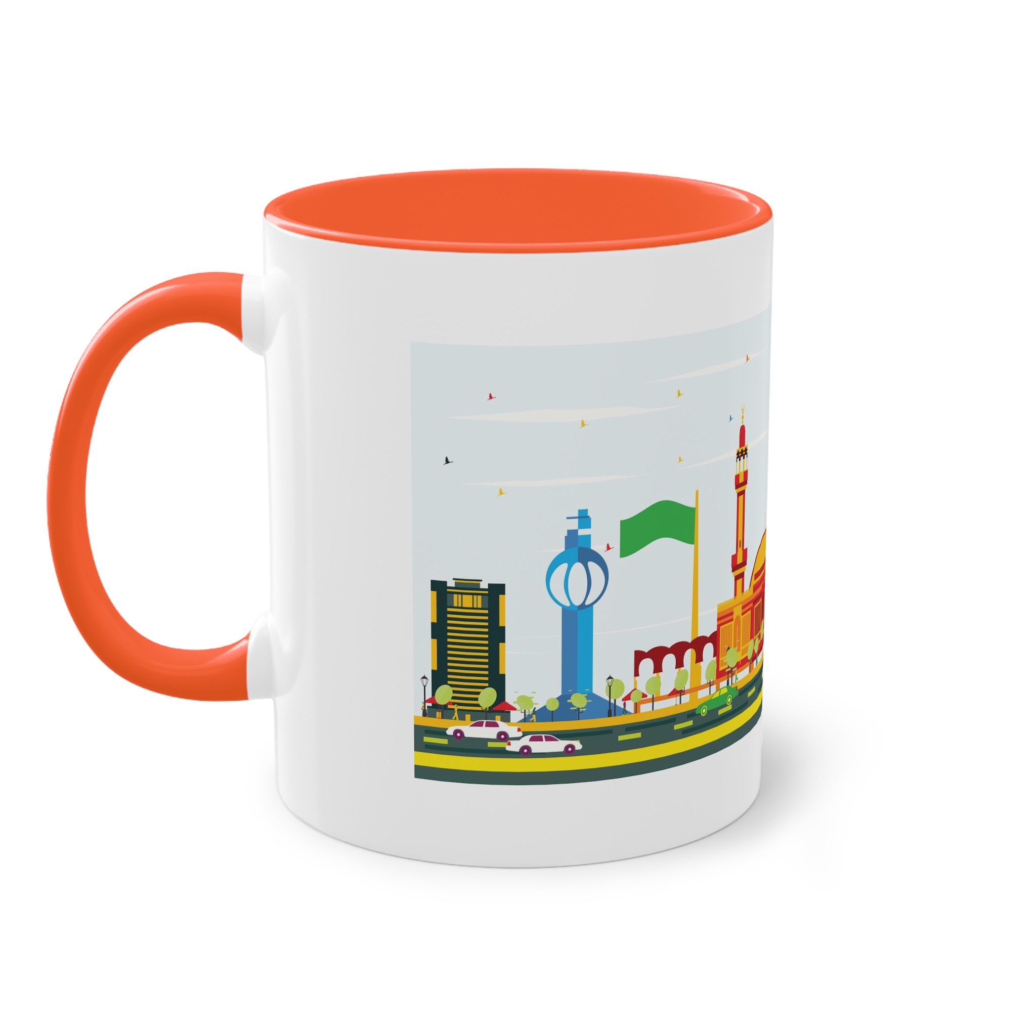 Jeddah Color Two Tone Coffee Mug 11oz - Image 15