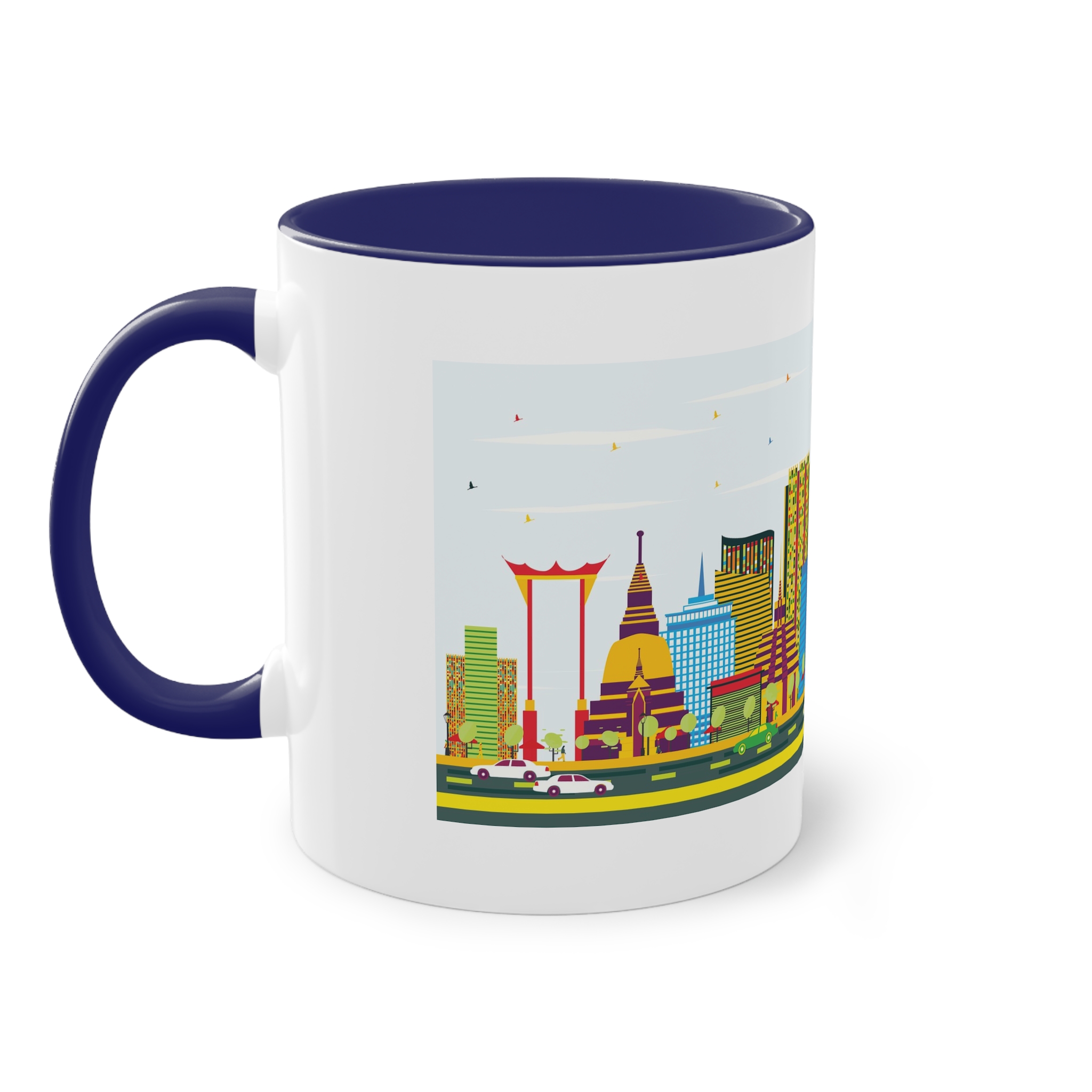 Bangkok Color Two Tone Coffee Mug 11oz - Image 43