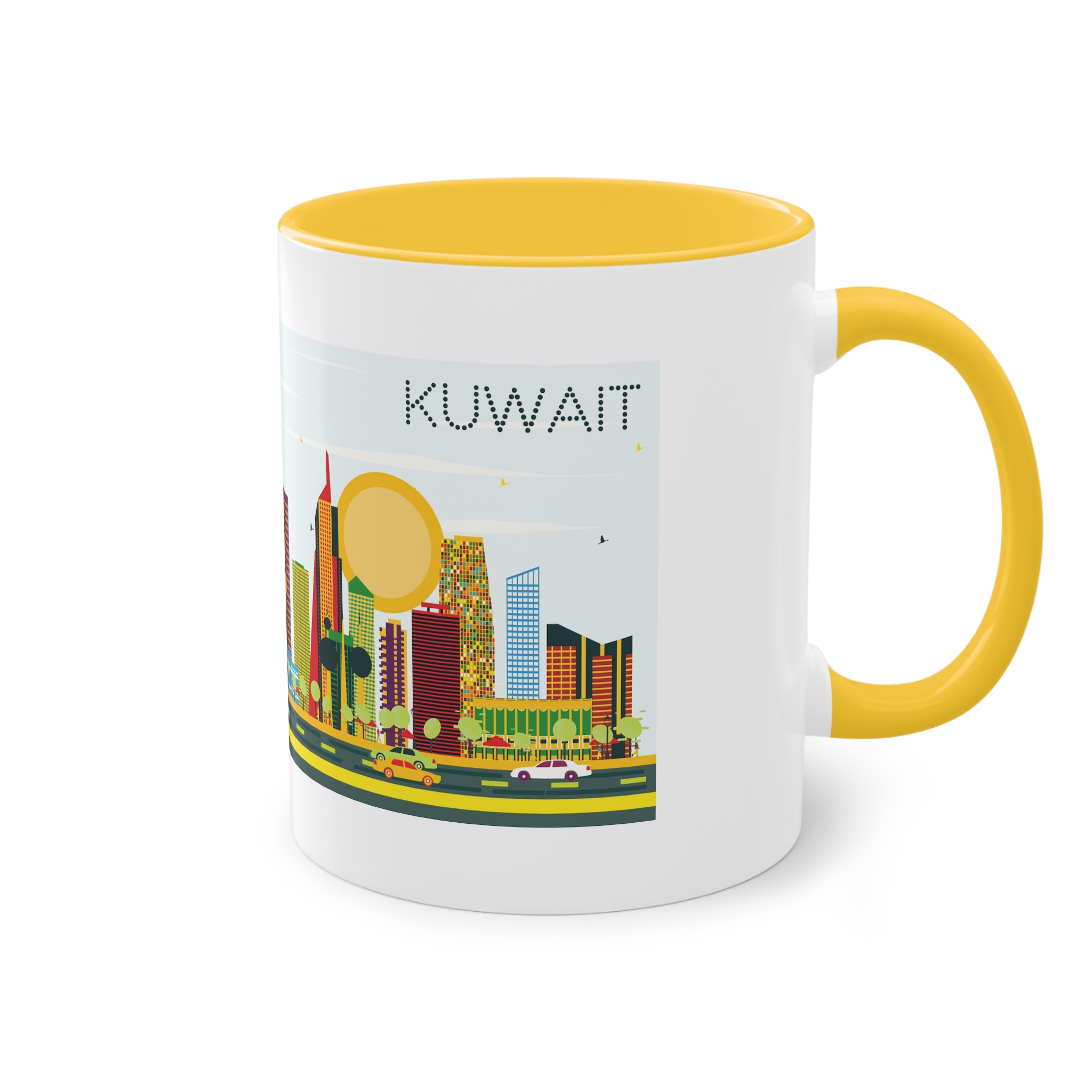 Kuwait Color Two Tone Coffee Mug 11oz - Image 20