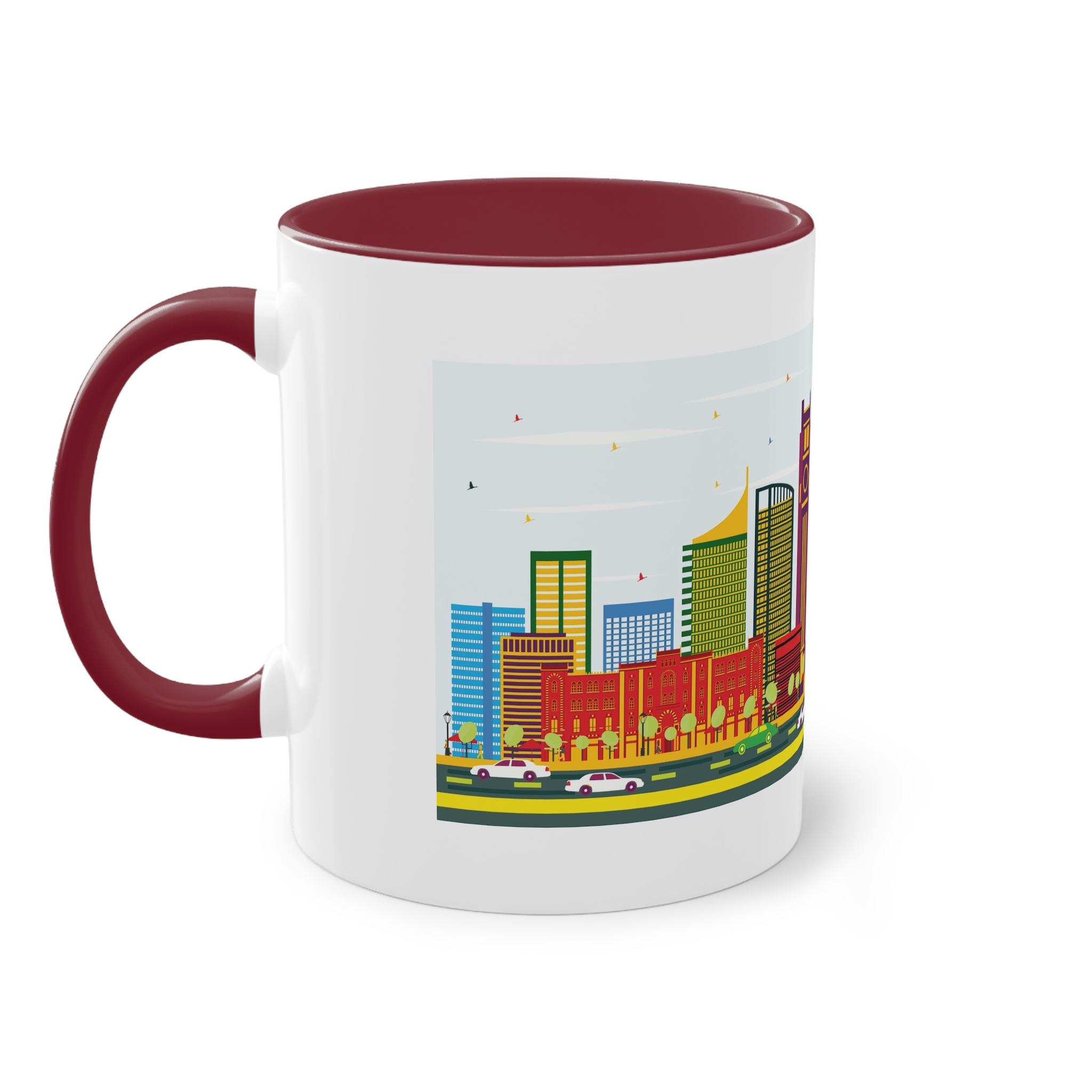 Beirut Color Two Tone Coffee Mug 11oz - Image 7