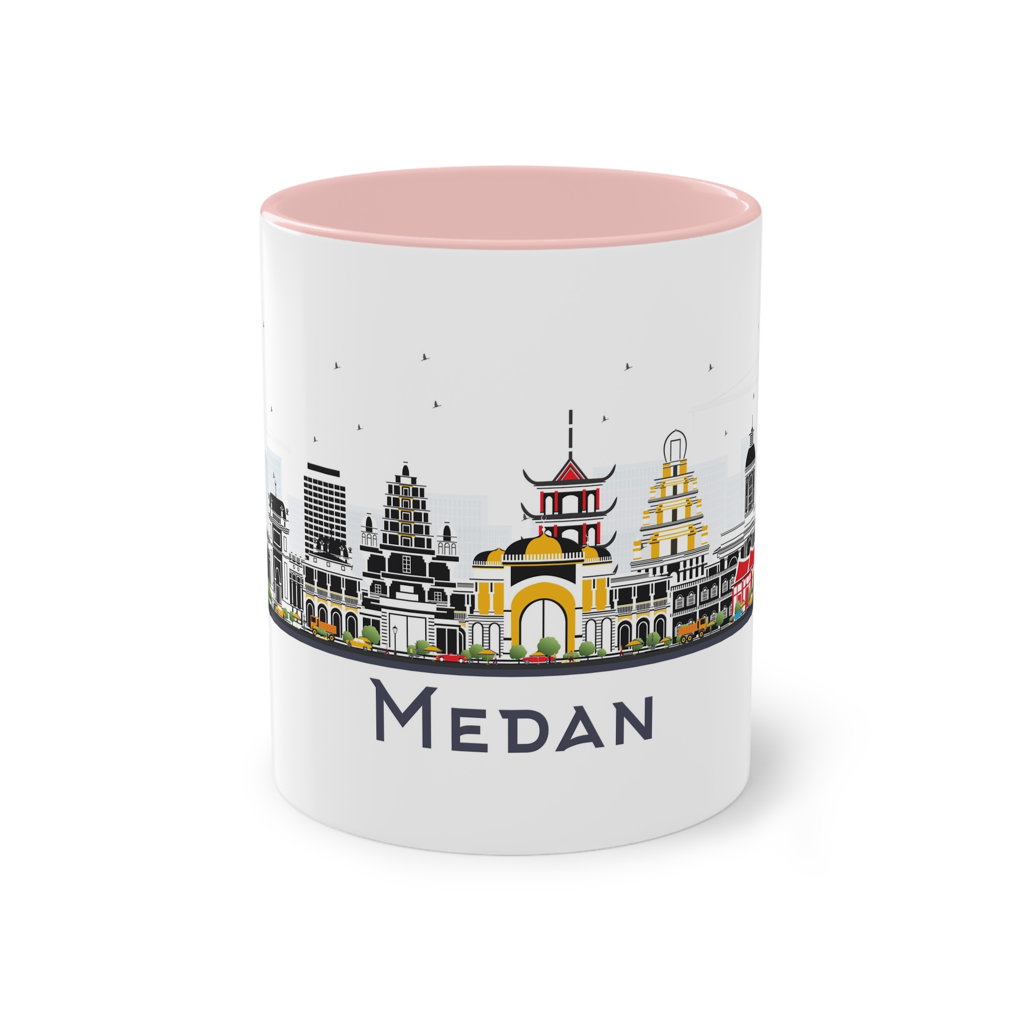 Medan Isolated Two Tone Coffee Mug 11oz - Image 45