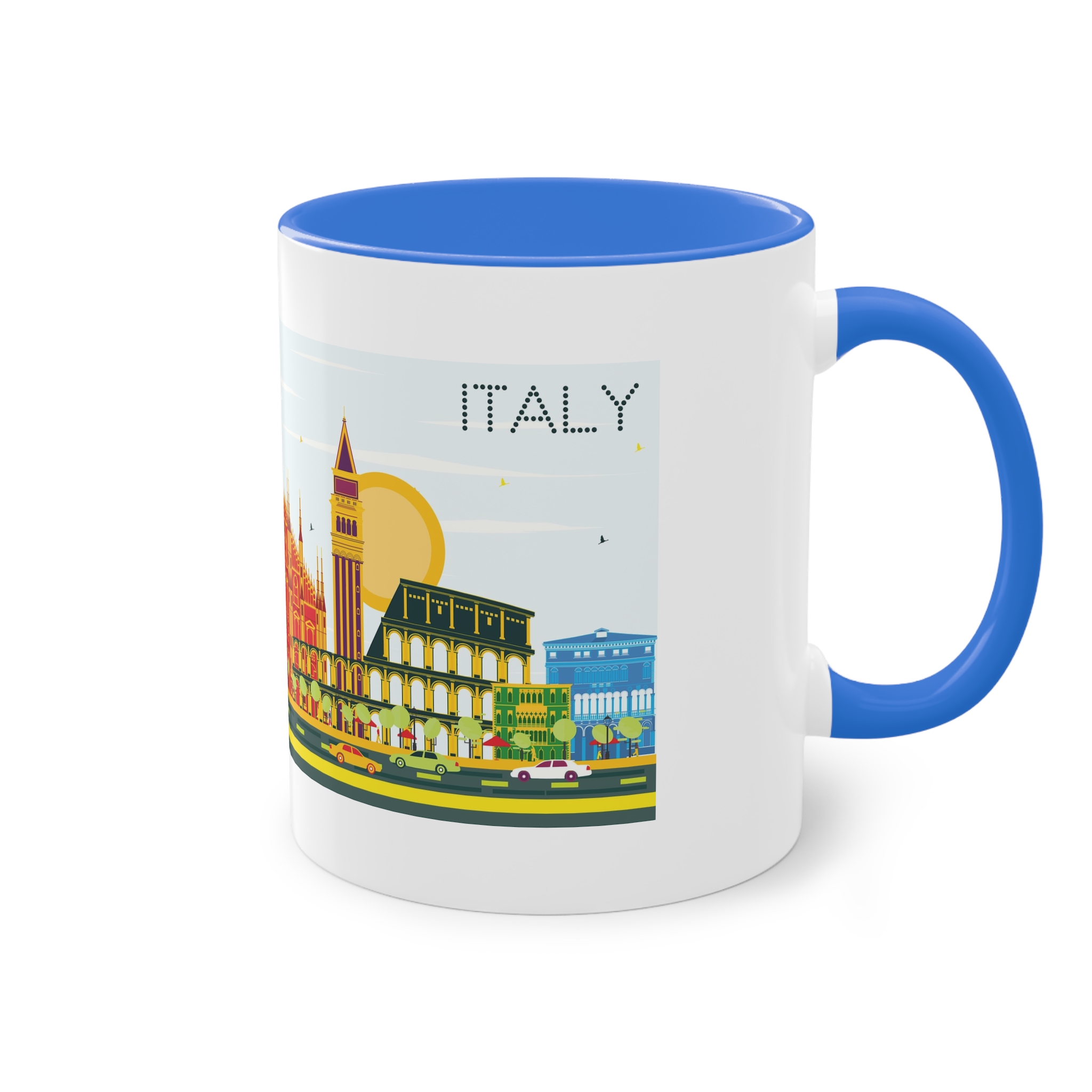 Italy Color Two Tone Coffee Mug 11oz - Image 40