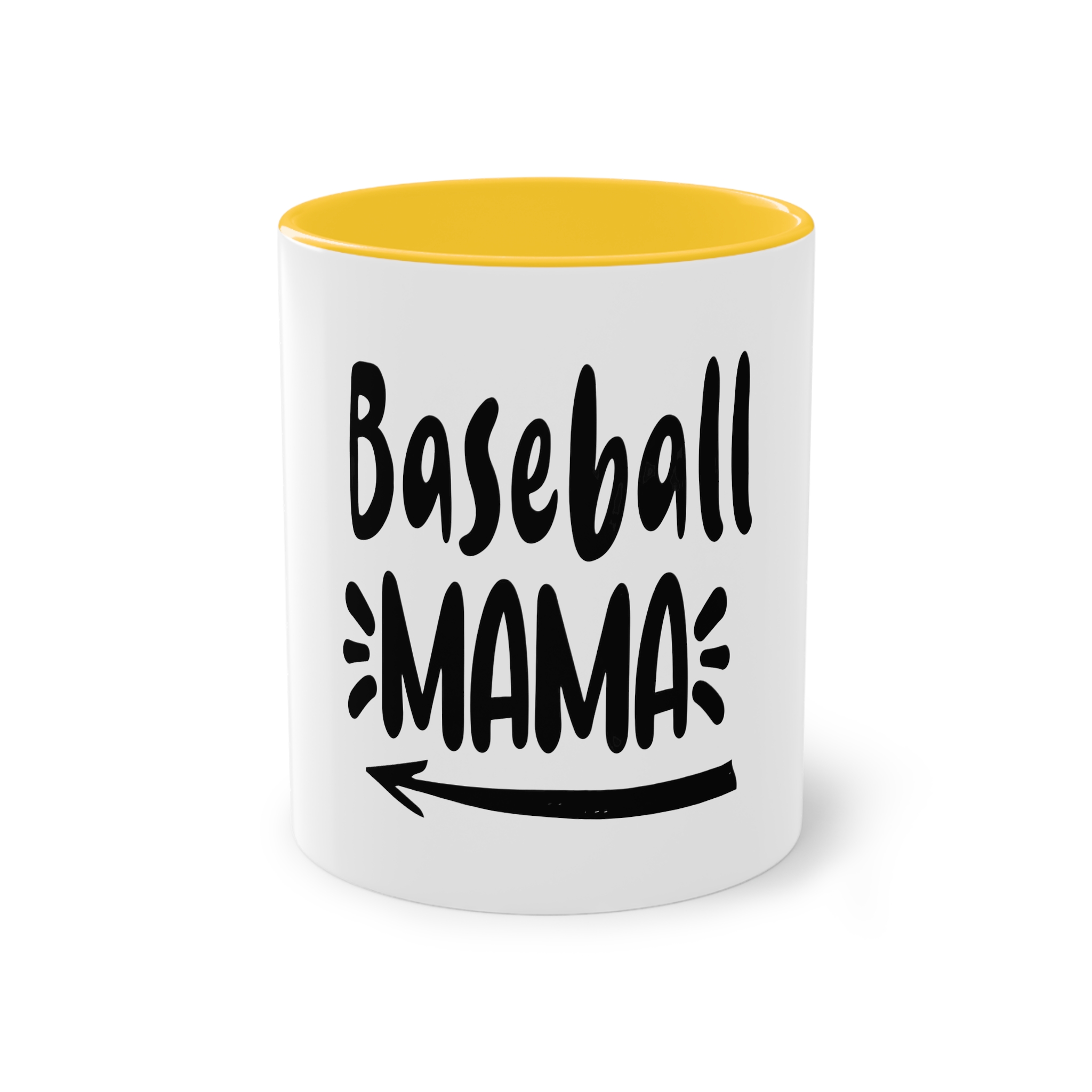 Baseball Mama 1 Two Tone Coffee Mug 11oz - Image 17